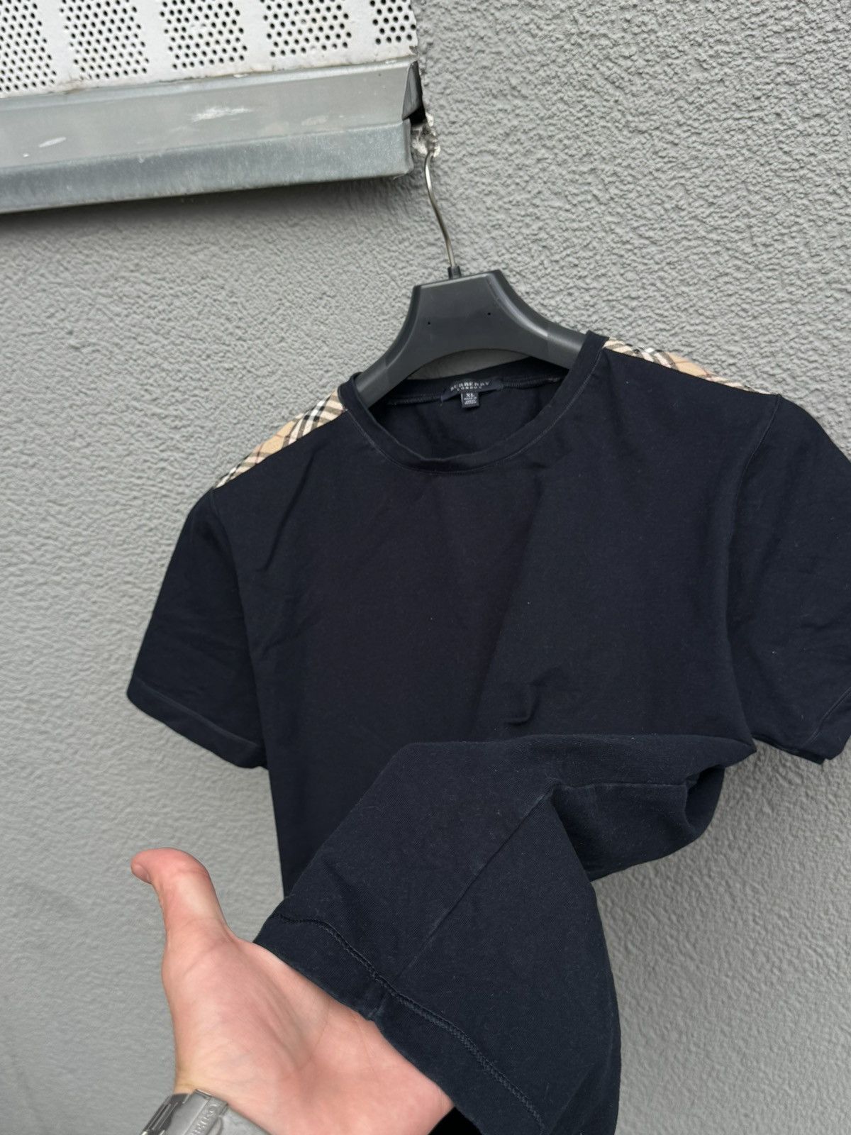 Burberry Burberry London T-shirt Check Navy Size US L / EU 52-54 / 3 - 6 Thumbnail