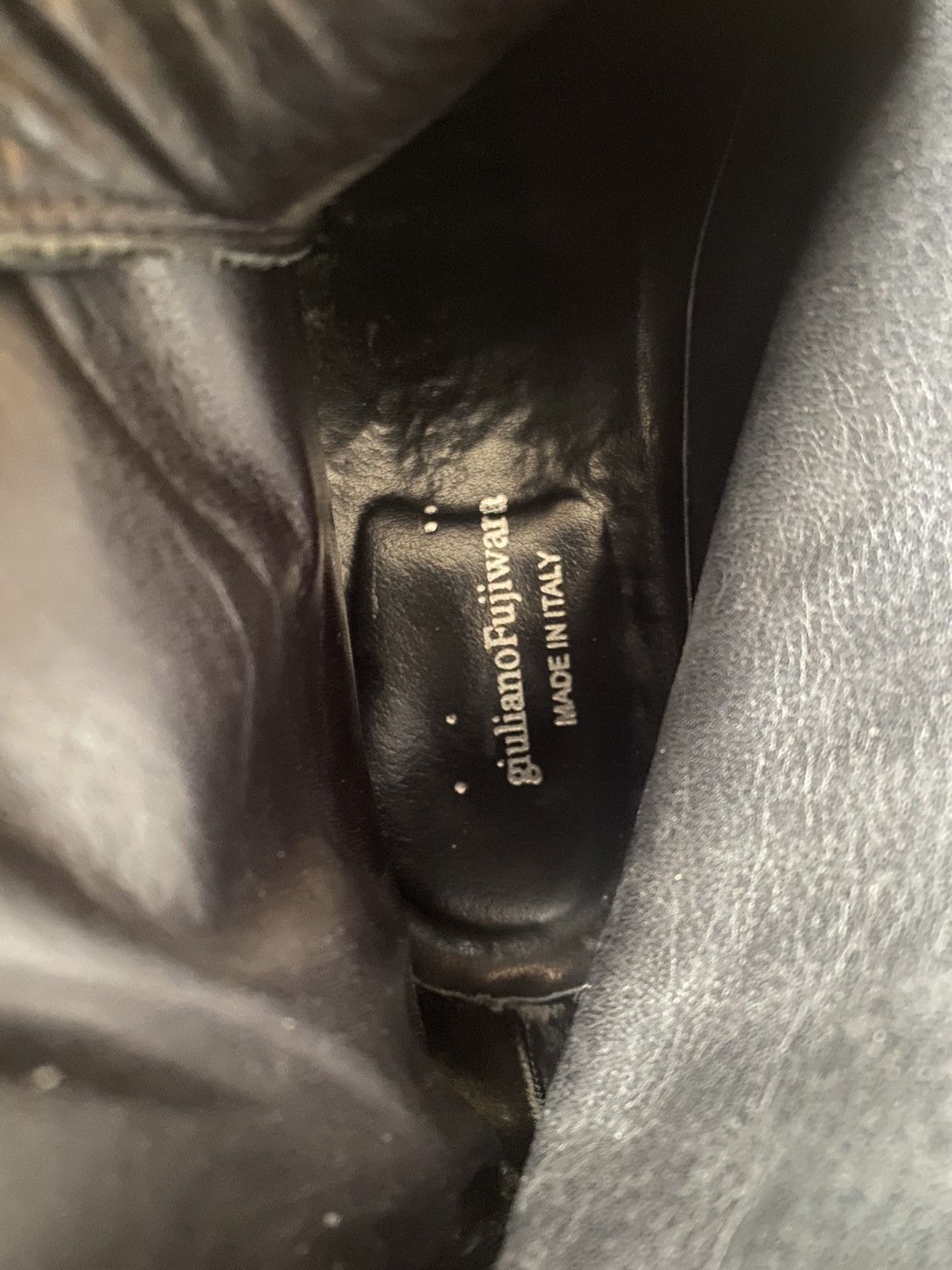 Giuliano Fujiwara × If Six Was Nine Giuano fujiwara x avant black leather combat boots uk 10 Size US 11 / EU 44 - 15 Thumbnail