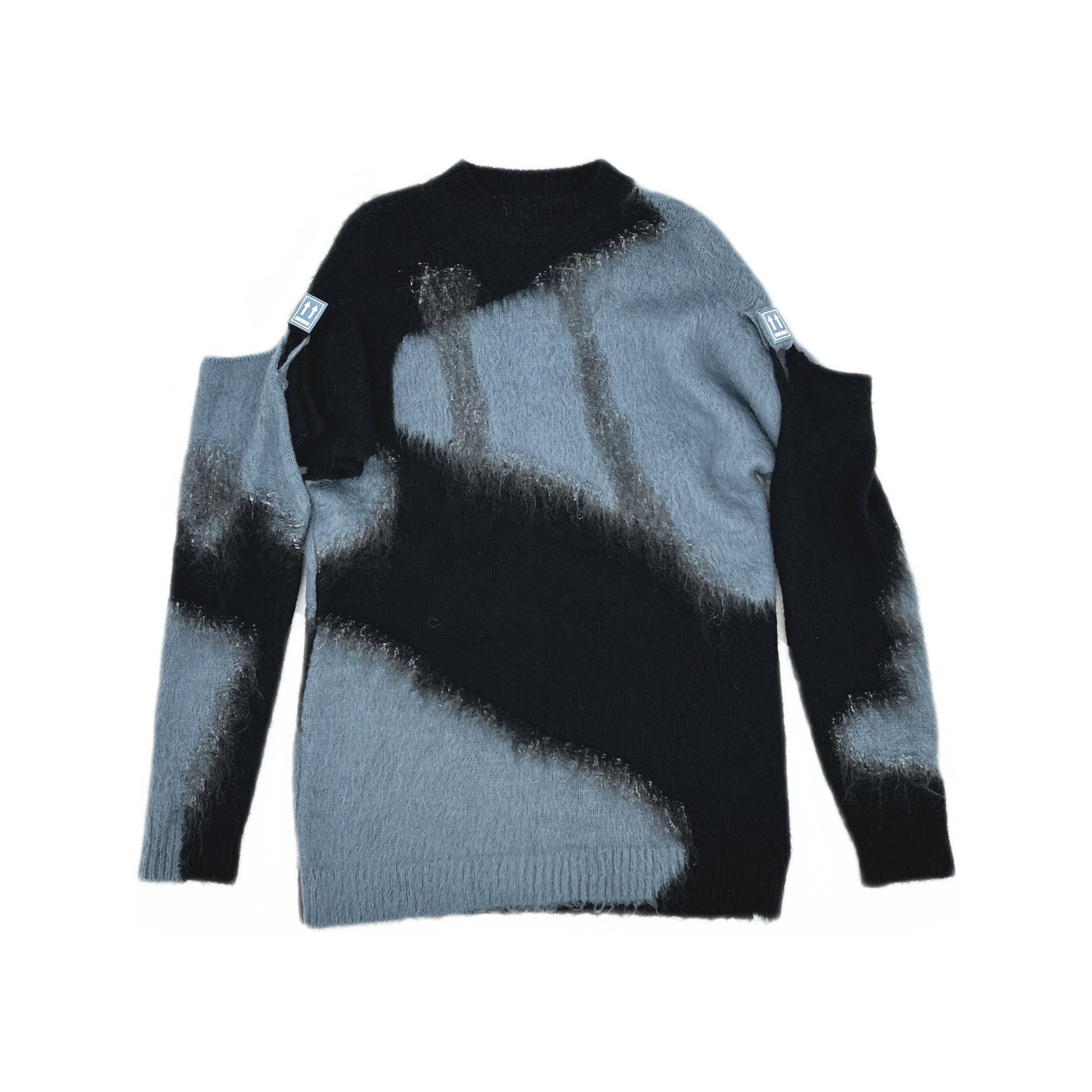 Off-White OFF-WHITE Colorblock Mohair Sweater Size 38 Size XS / US 0-2 / IT 36-38 - 1 Thumbnail