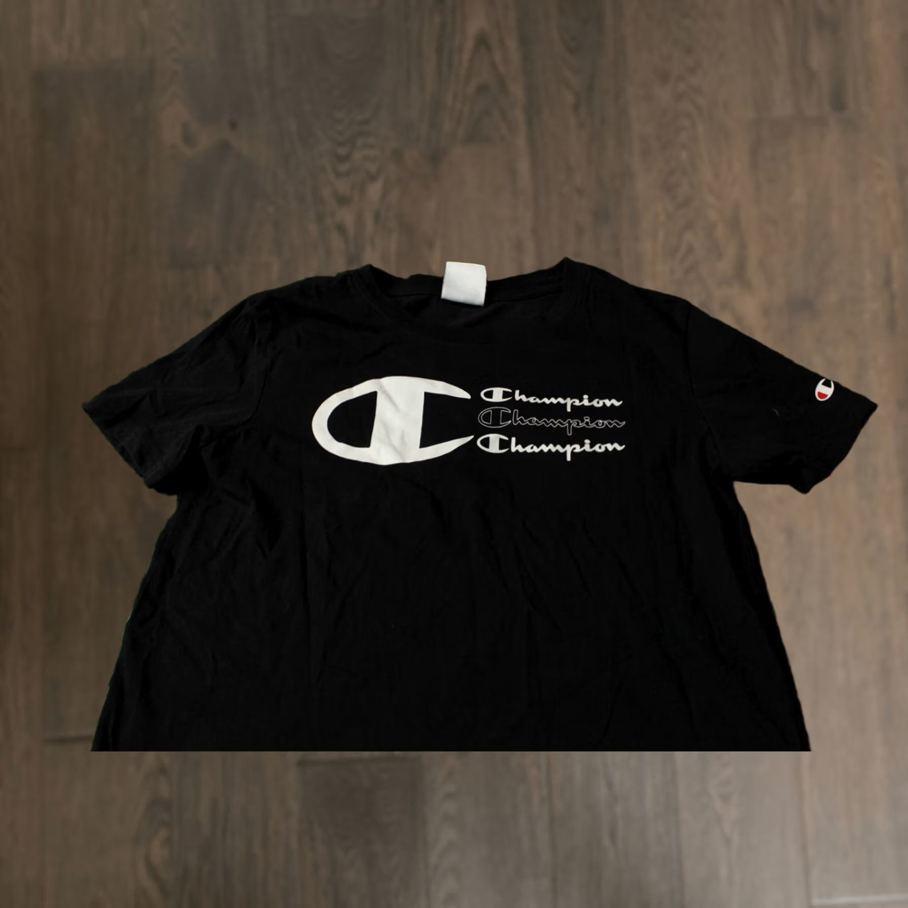 Champion Champion Classic Women T-Shirt Jersey Shirt Small S Black Casual Tee Size S / US 4 / IT 40 - 1 Thumbnail