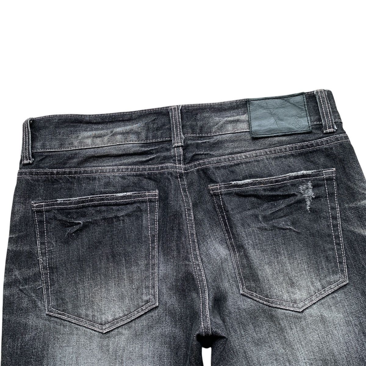 If Six Was Nine La Gate Distressed Flare Denim Jeans Size US 32 / EU 48 - 4 Thumbnail