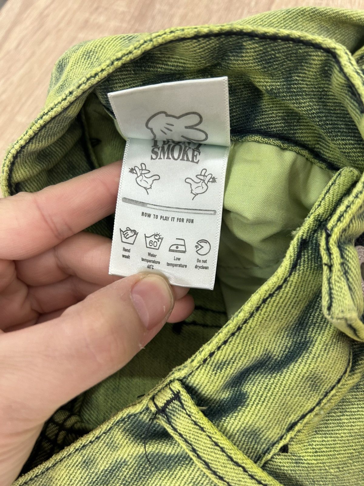 Other I don’t Smoke Acid Wash Carpenter Pants Size US 30 / EU 46 - 5 Thumbnail