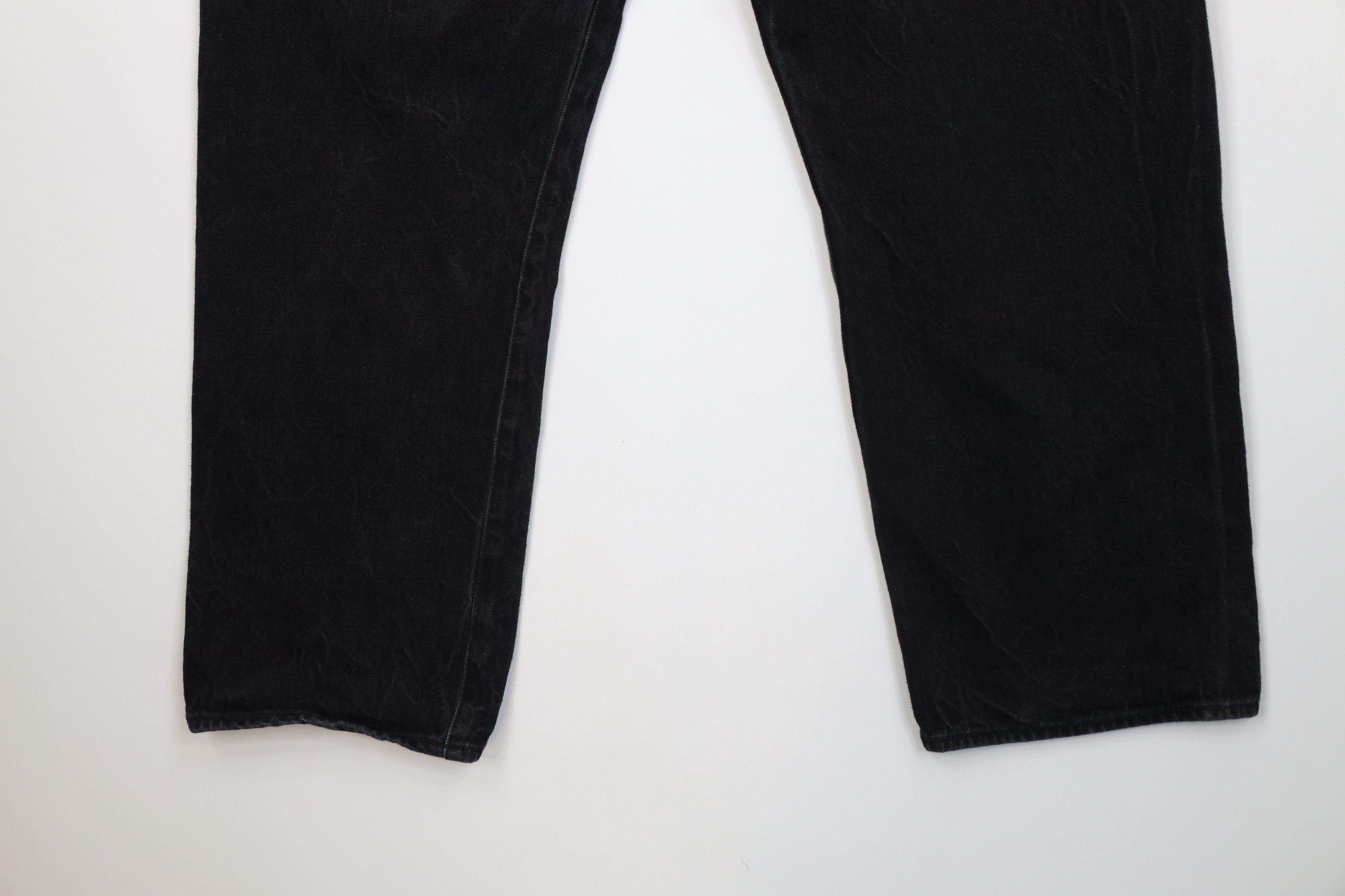 Levi's Vintage Y2K Levis 501xx Button Fly Original Fit Jeans Black Size US 40 / EU 56 - 13 Thumbnail