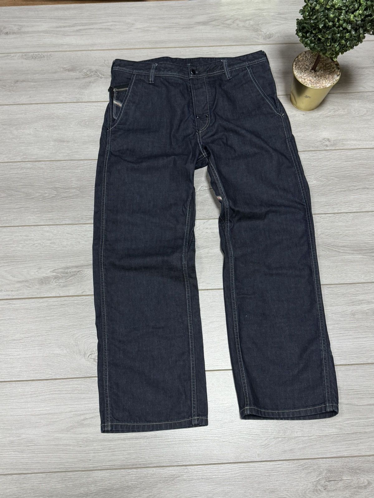 Diesel Diesel pheyo denim wide leg jeans pants Size US 34 / EU 50 - 8 Thumbnail