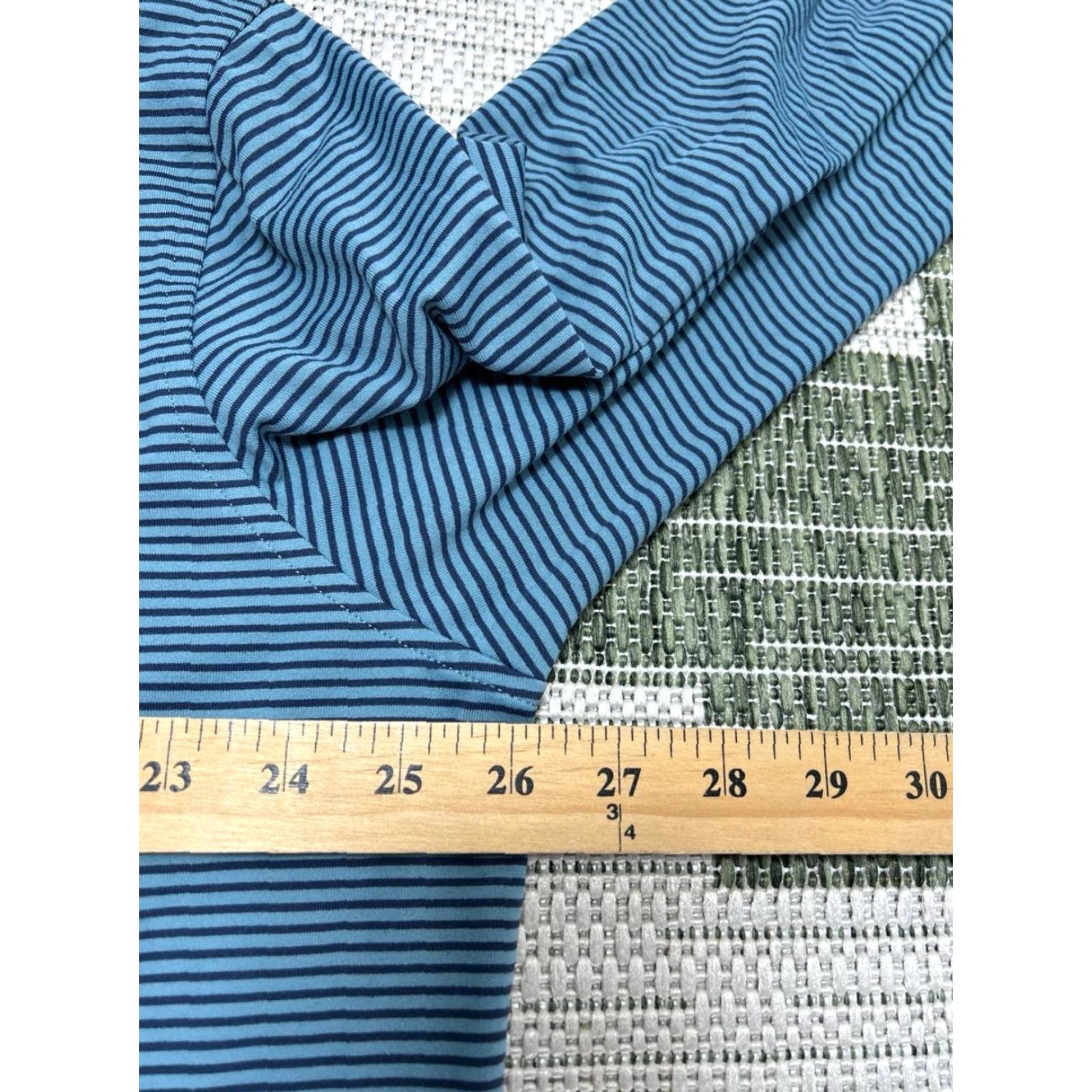 Peter Millar Peter Millar Rugby Shirt Men XXL Blue Horizontal Stripe Polo Shirt Embroidered Buttoned Knit Casual Golf Walking Seasonal Shirt Mens Size US XXL / EU 58 / 5 - 7 Thumbnail