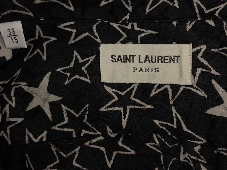 Saint Laurent Paris Saint Laurent Paris size 38 19fw Mulberry Silk Black and W Size US M / EU 48-50 / 2 - 3 Thumbnail