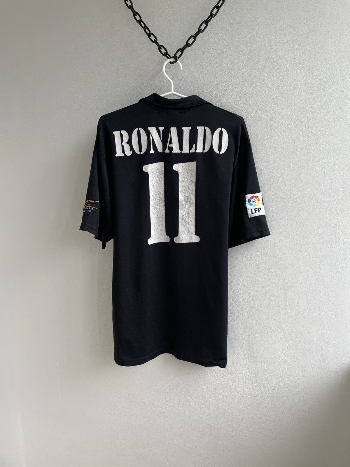 Vintage Real Madrid 2001 2002 RONALDO #11 Away Shirt Football Soccer Size US L / EU 52-54 / 3 - 1 Thumbnail