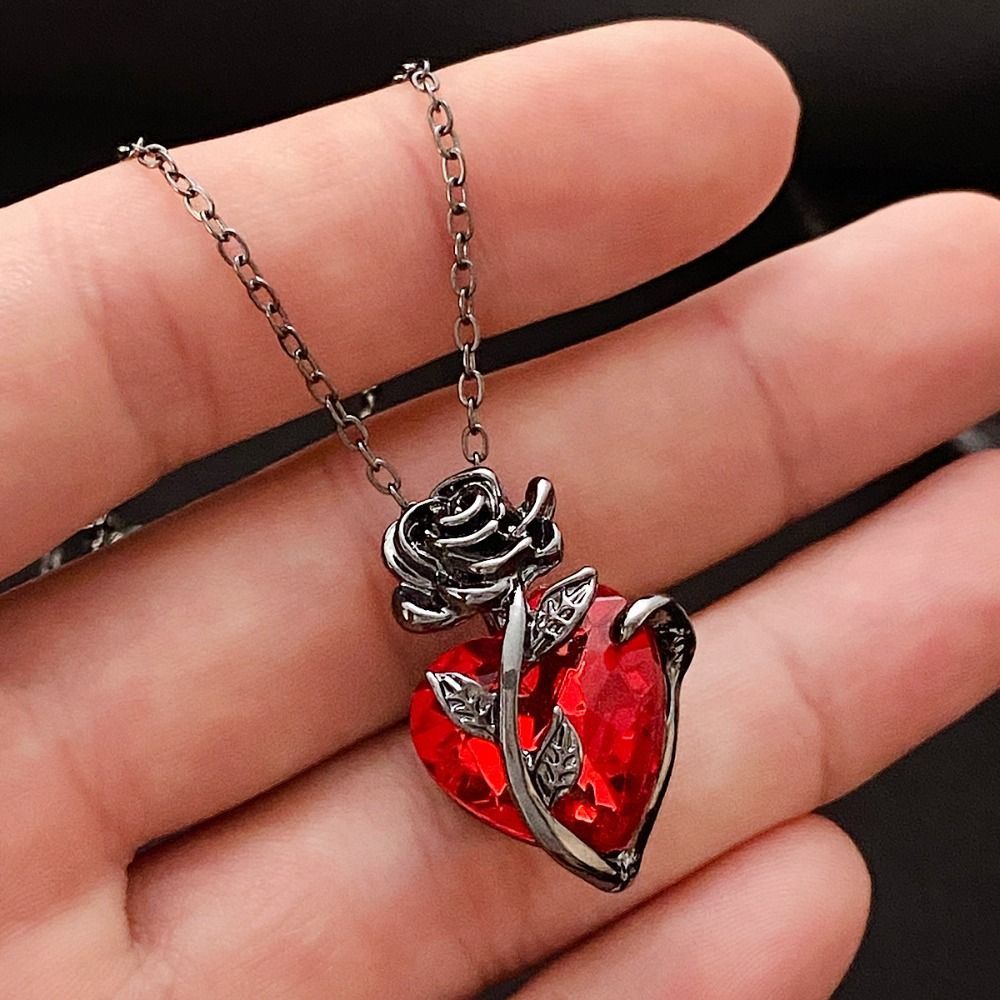 Japanese Brand Rose Red Love Necklace Size ONE SIZE - 1 Thumbnail