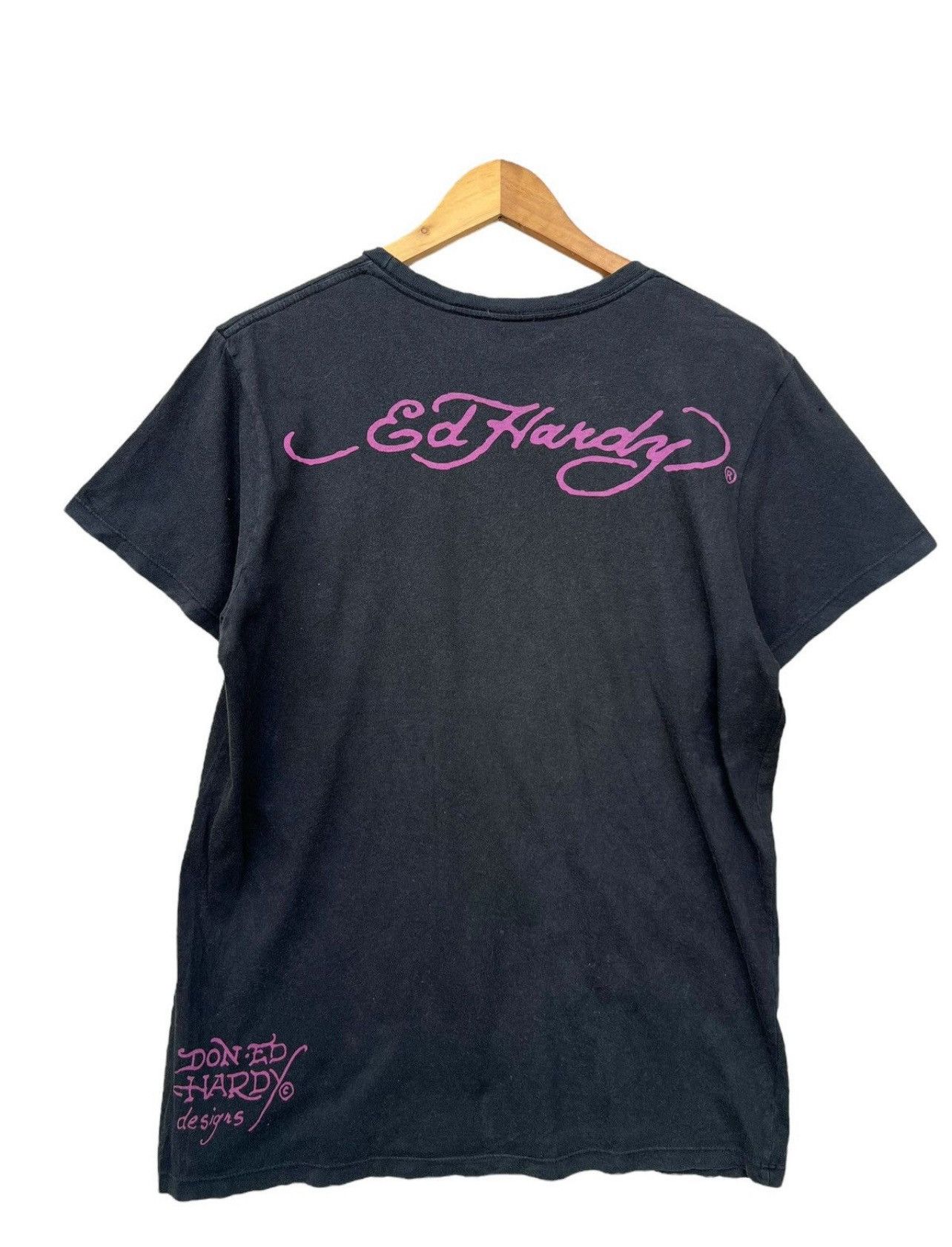 Ed Hardy Ed Hardy Bones Skull Big Graphic Gothic Punk Tee Size US M / EU 48-50 / 2 - 3 Thumbnail