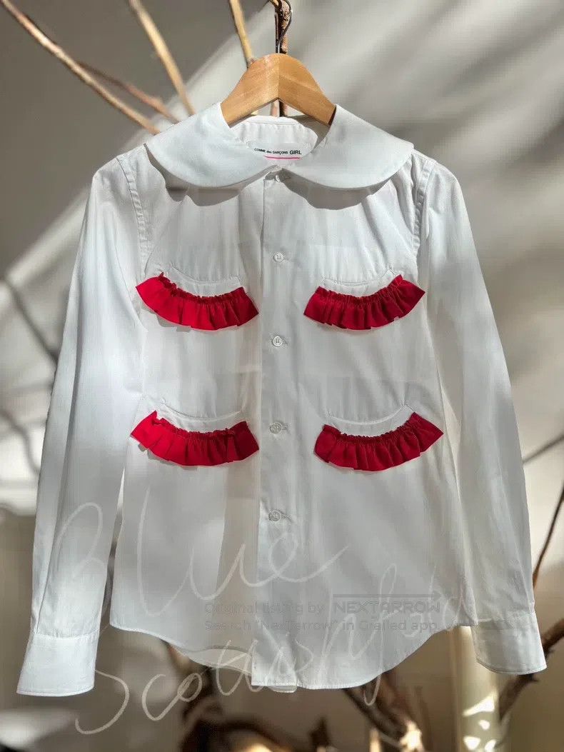 Comme Des Garcons Eyelash Shirt