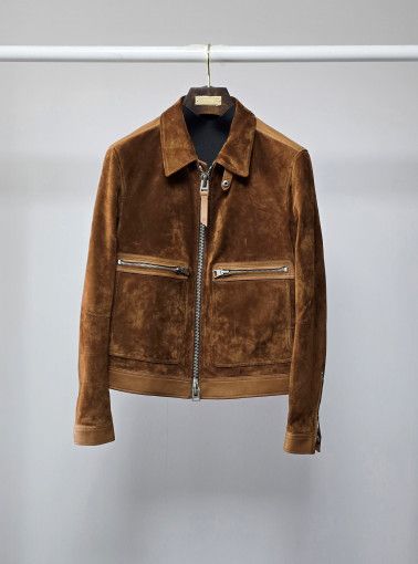 Tom Ford o1sm1stk0824 Suede Jacket in Brown Size US M / EU 48-50 / 2 - 1 Thumbnail