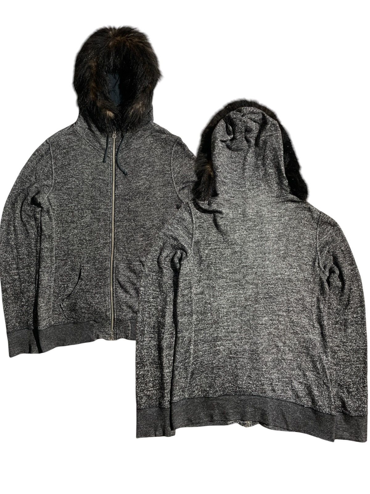 Hysteric Glamour × Japanese Brand × Le Grande Bleu (L.G.B.) GRAN HOODIE ZIPPER FUR LGB STLYE Size US M / EU 48-50 / 2 - 1 Thumbnail