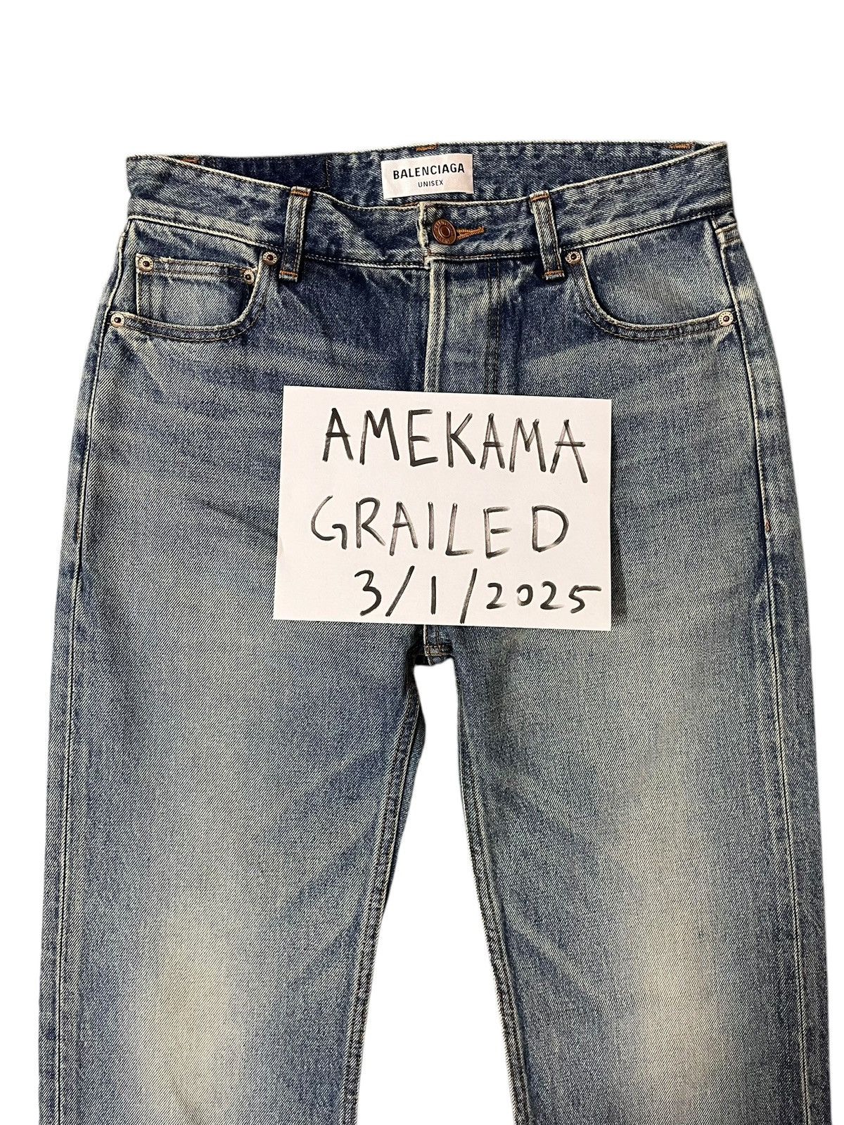 Balenciaga Balenciaga Unisex Jeans Size US 29 - 5 Thumbnail