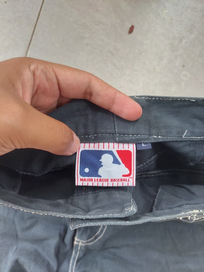 New York Yankees MLB X NEW YORK YANKEES BAGGY PANTS Y2K STREETWEAR Size US 33 - 6 Thumbnail