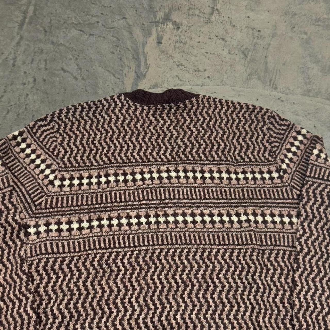 Japanese Brand × Vintage Vintage 80s Mark’s Sweater Co. Striped Acrylic Sweater Size US M / EU 48-50 / 2 - 5 Thumbnail