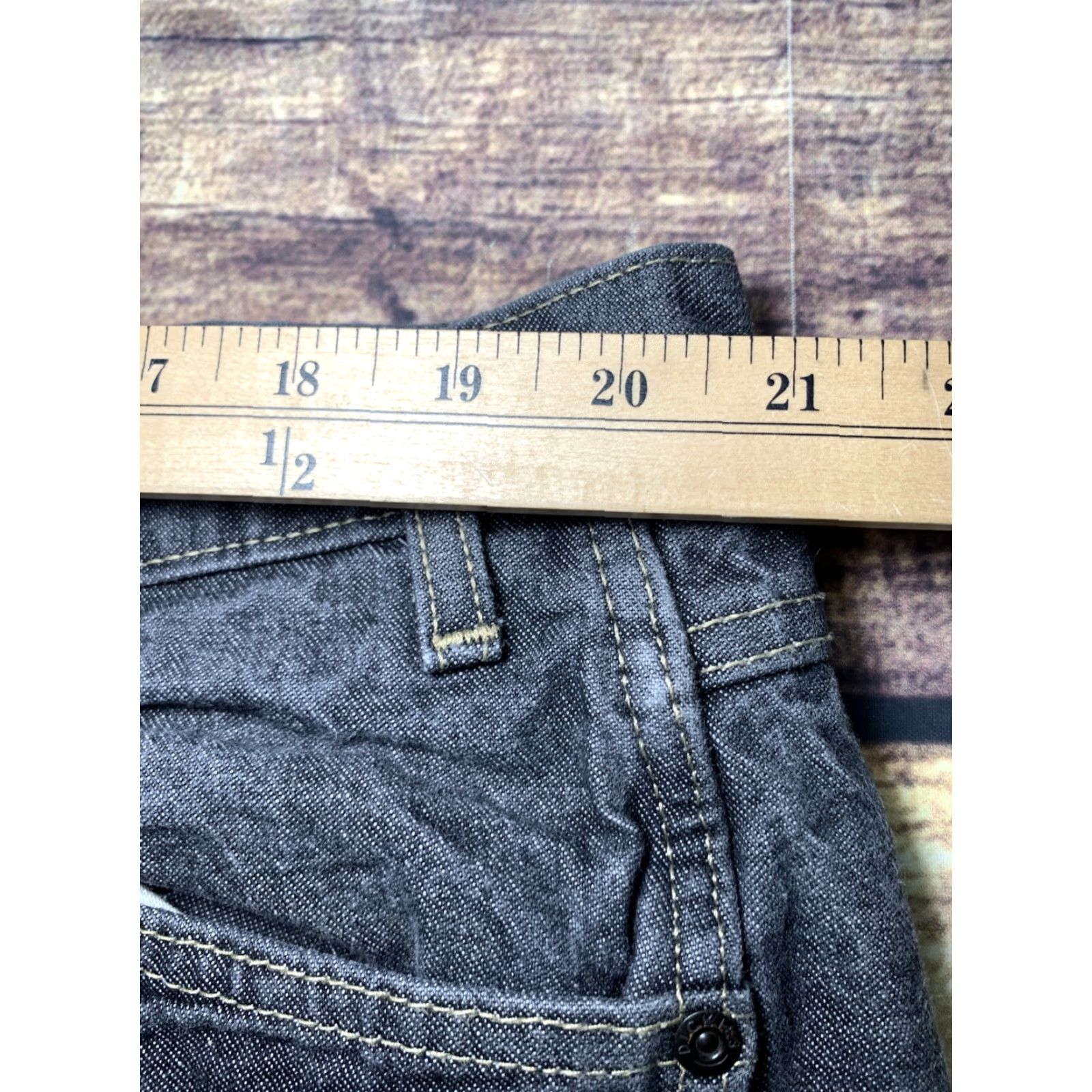 Dickies Dickies Men's Denim Work Shorts 42 Loose Fit ER305BK Black 14in Inseam Cargo Pockets Workwear Pants Mens Size US 42 / EU 58 - 7 Thumbnail