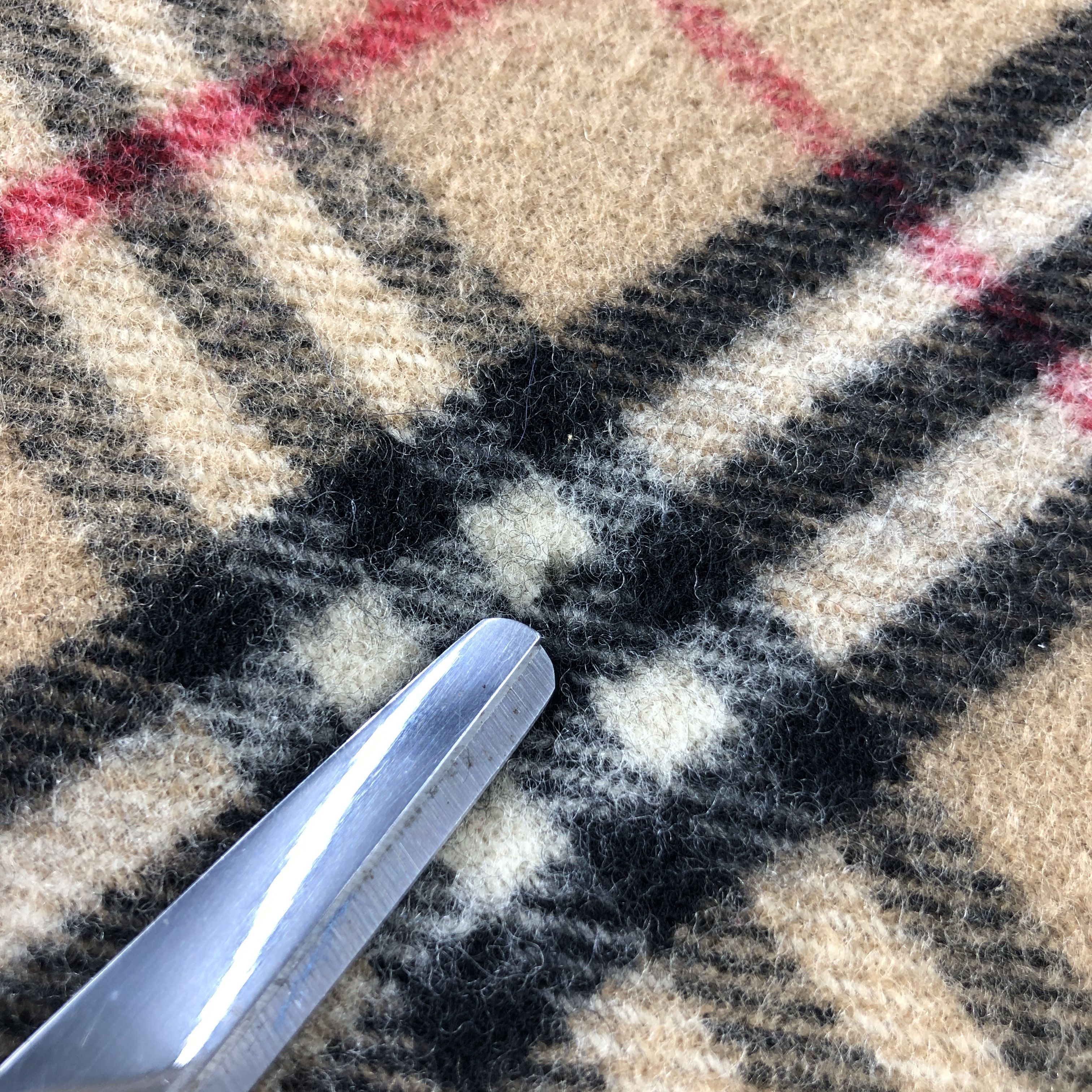 Burberry Burberry Tan Nova Check Wool Scarf Muffler V2869 Size ONE SIZE - 13 Thumbnail
