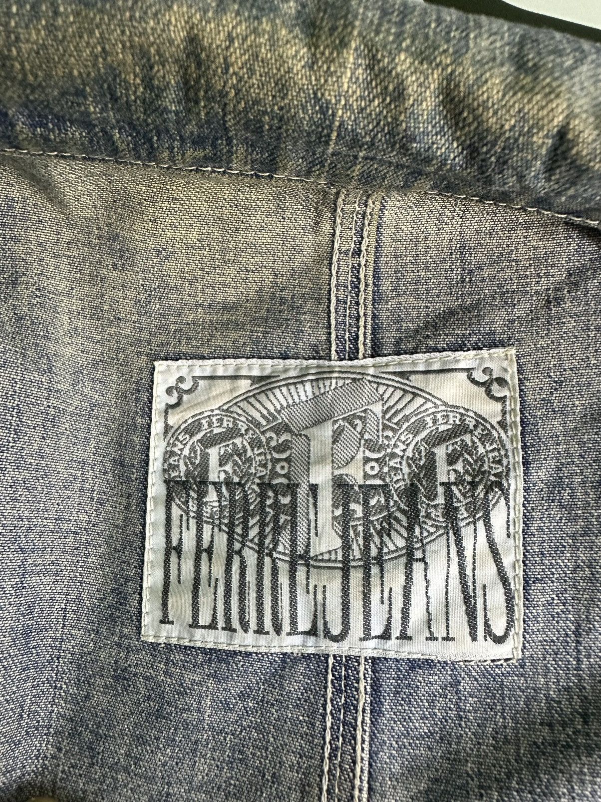 Ferre × If Six Was Nine × Vintage Vintage Ferre Jeans Sun Faded Worker Jacket Size US L / EU 52-54 / 3 - 18 Thumbnail