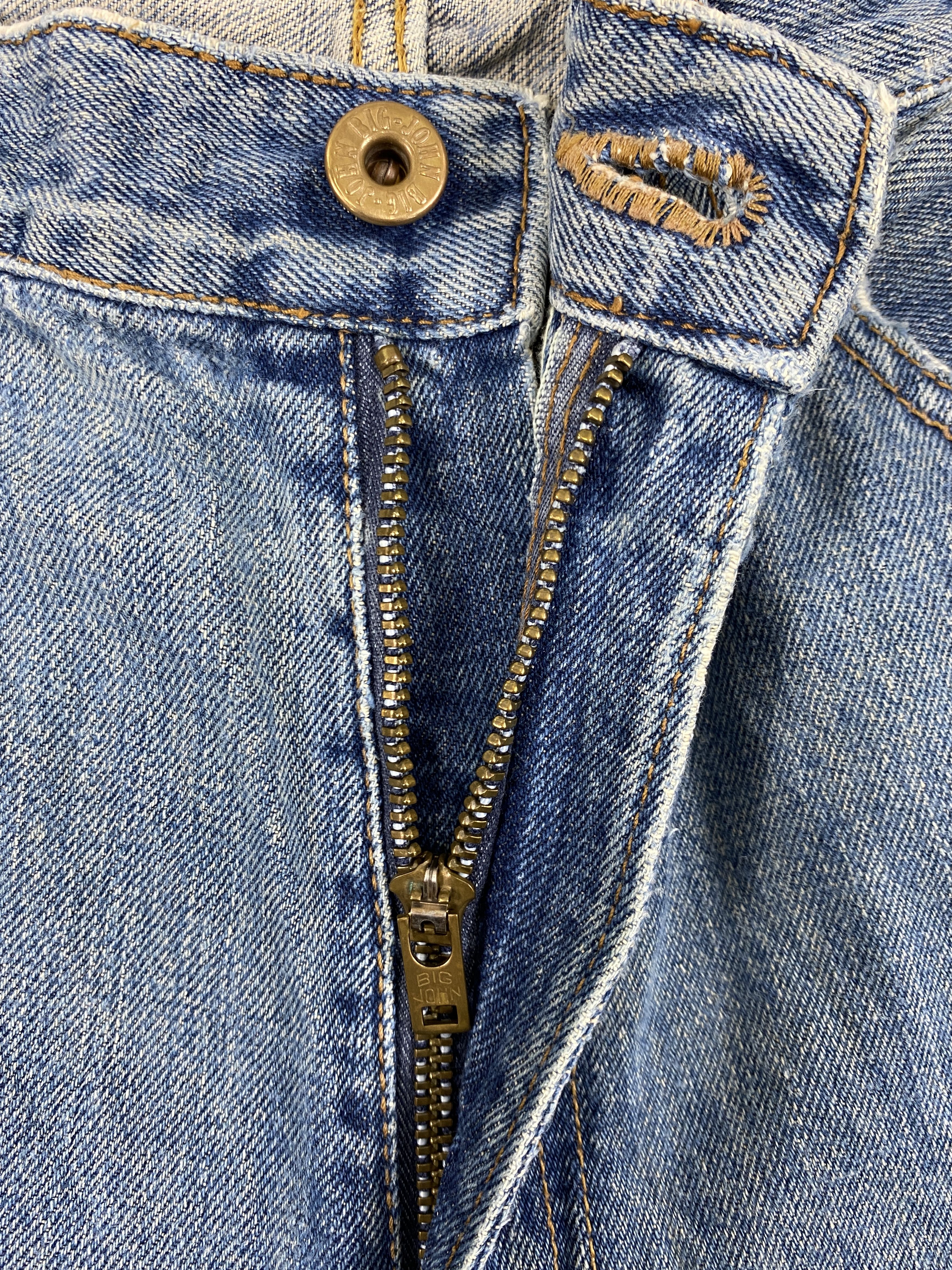 If Six Was Nine Vintage Big John Flare Jeans 31x33.5 Denim- JN3823 Size US 31 - 7 Thumbnail