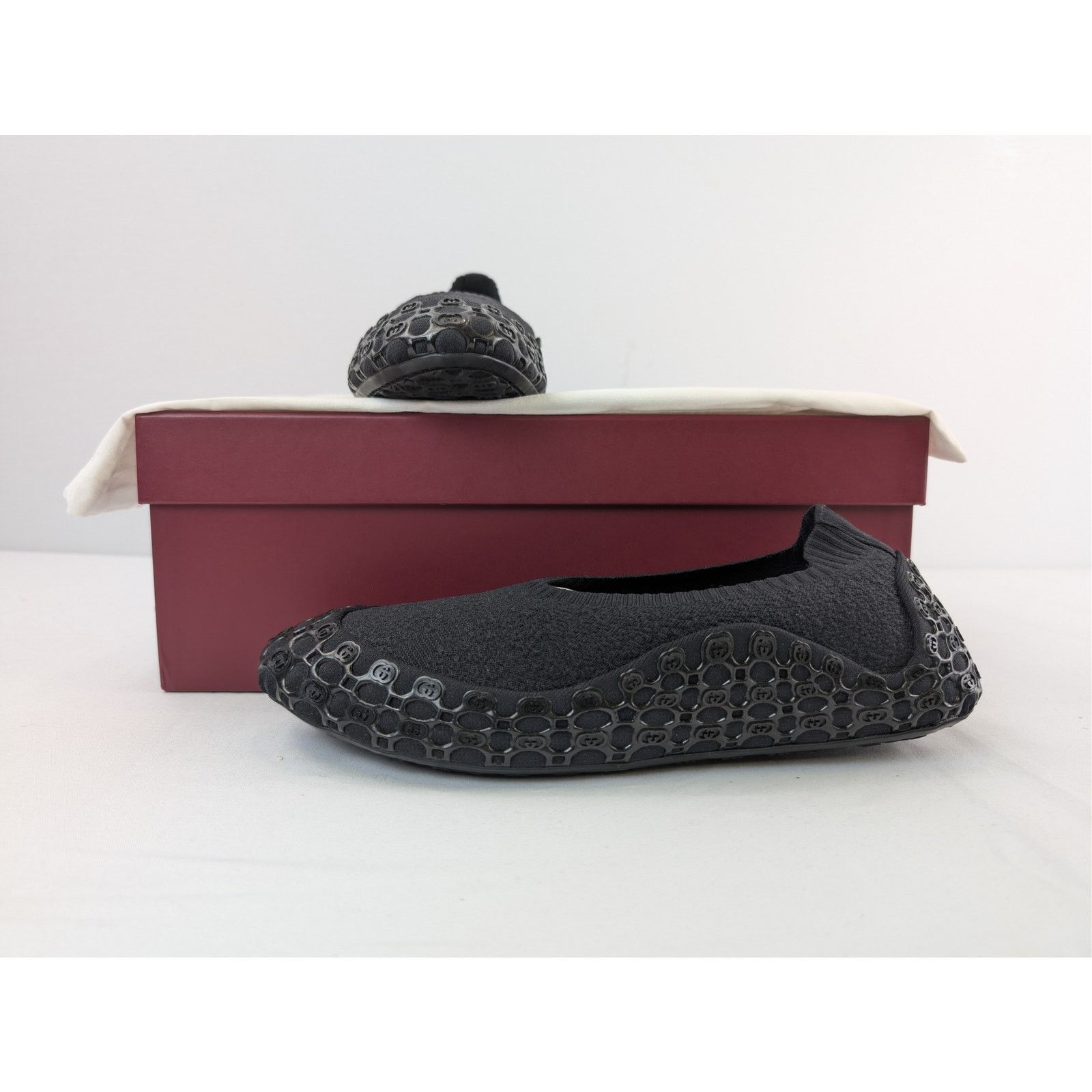 Gucci o1rshd1 Elastic Fabric slip-ons Shoes in Black Size US 10 / EU 43 - 19 Thumbnail