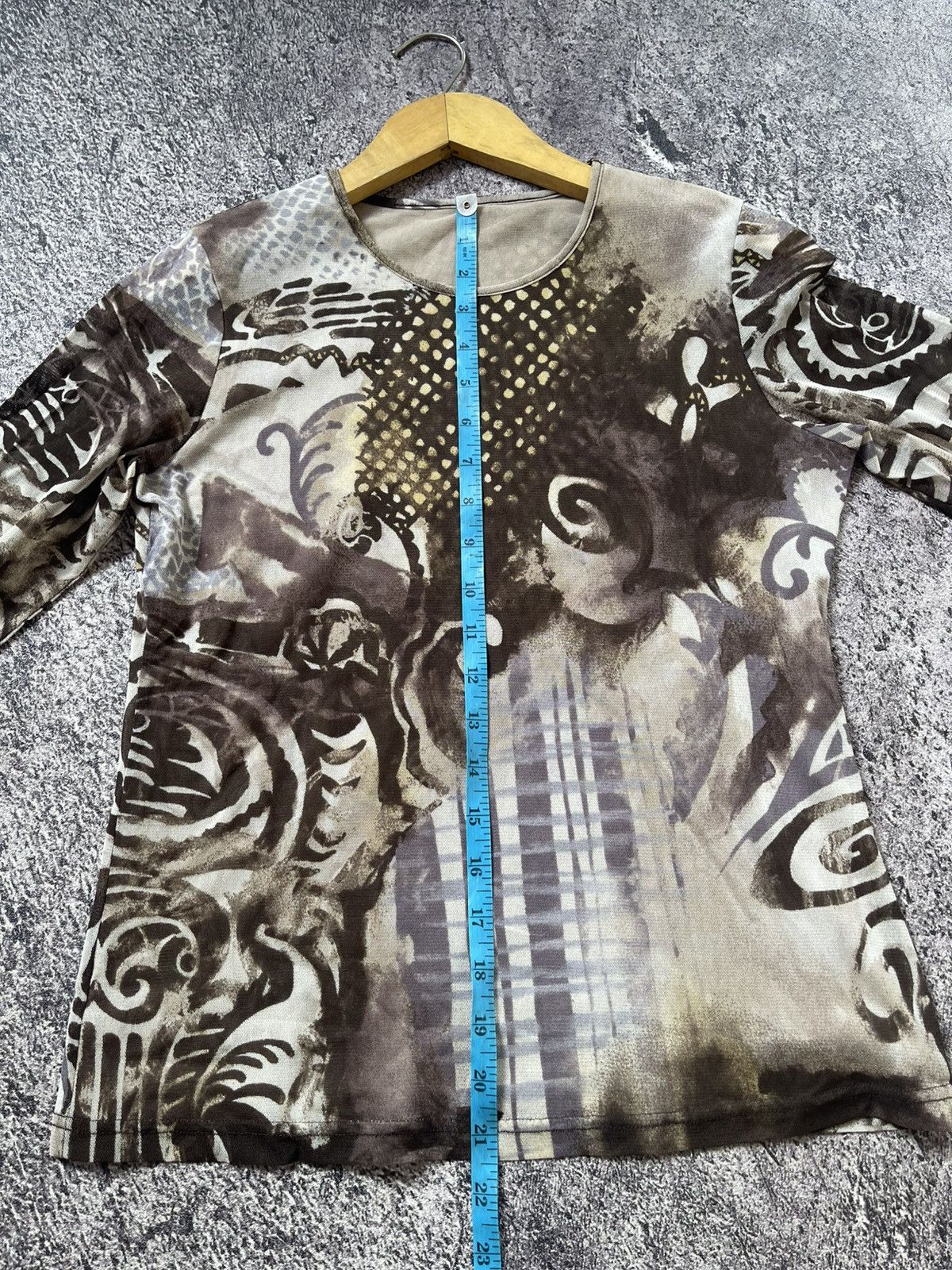 Japanese Brand Y2K Pinore gothic mesh longsleeve Size M / US 6-8 / IT 42-44 - 7 Thumbnail