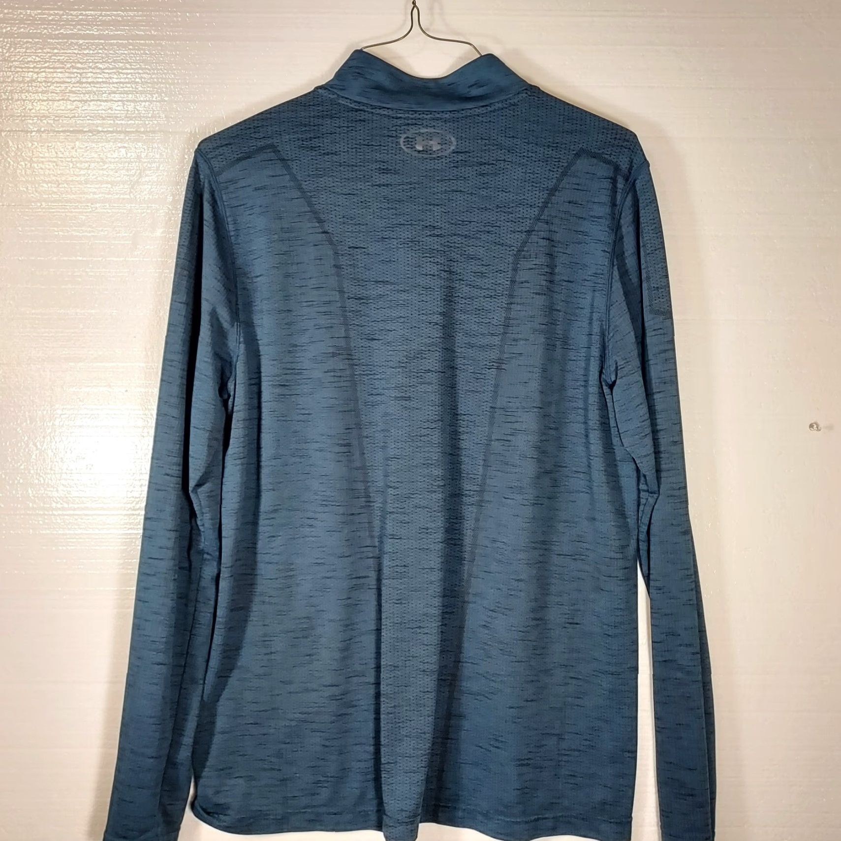 Under Armour Under Armour Heat Gear Mens XL Pullover Shirt Blue 1/4 Zip Loose Fit Activewear Pullover Top Shirt Mens XL Blue Logo 1/4 Zip Under Armour Heat Gear Size US XL / EU 56 / 4 - 3 Thumbnail