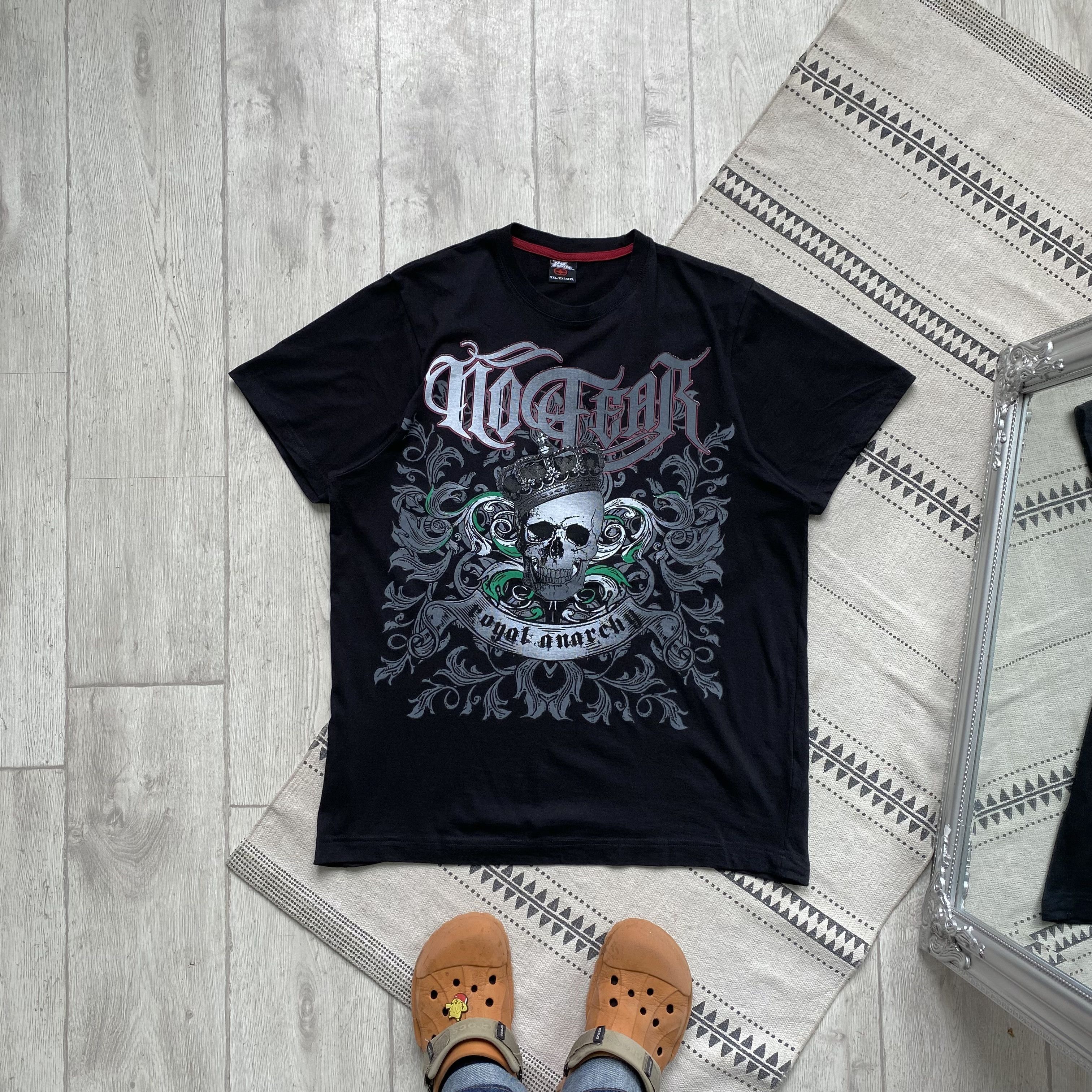 Affliction ☠️ Vintage 2000s No Fear tee skull print Affliction vibe Size US XL / EU 56 / 4 - 1 Thumbnail