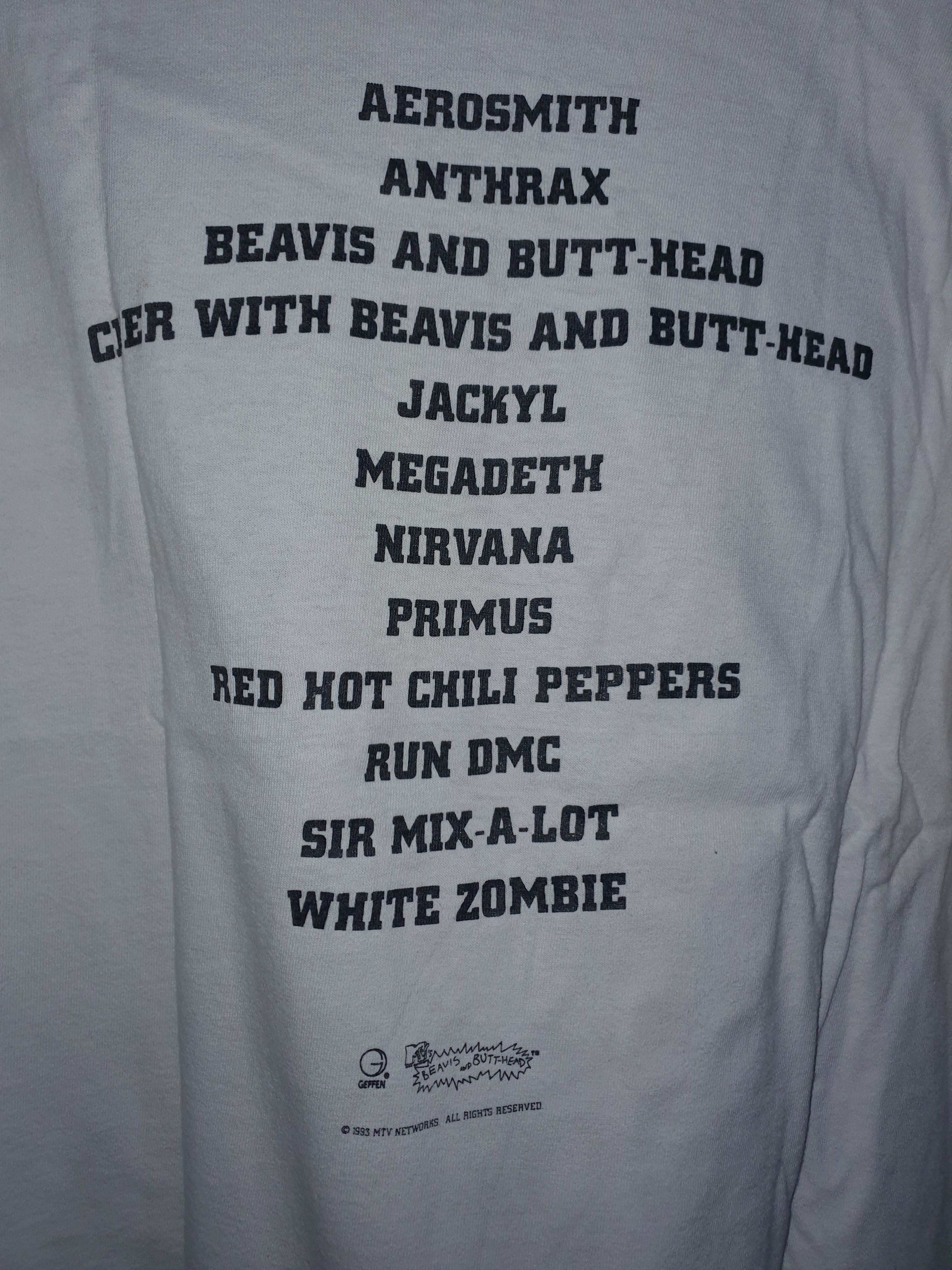 Band Tees 🌹90s Beavis butthead Ozzy Pantera Rage against The Machine Size US XL / EU 56 / 4 - 5 Thumbnail