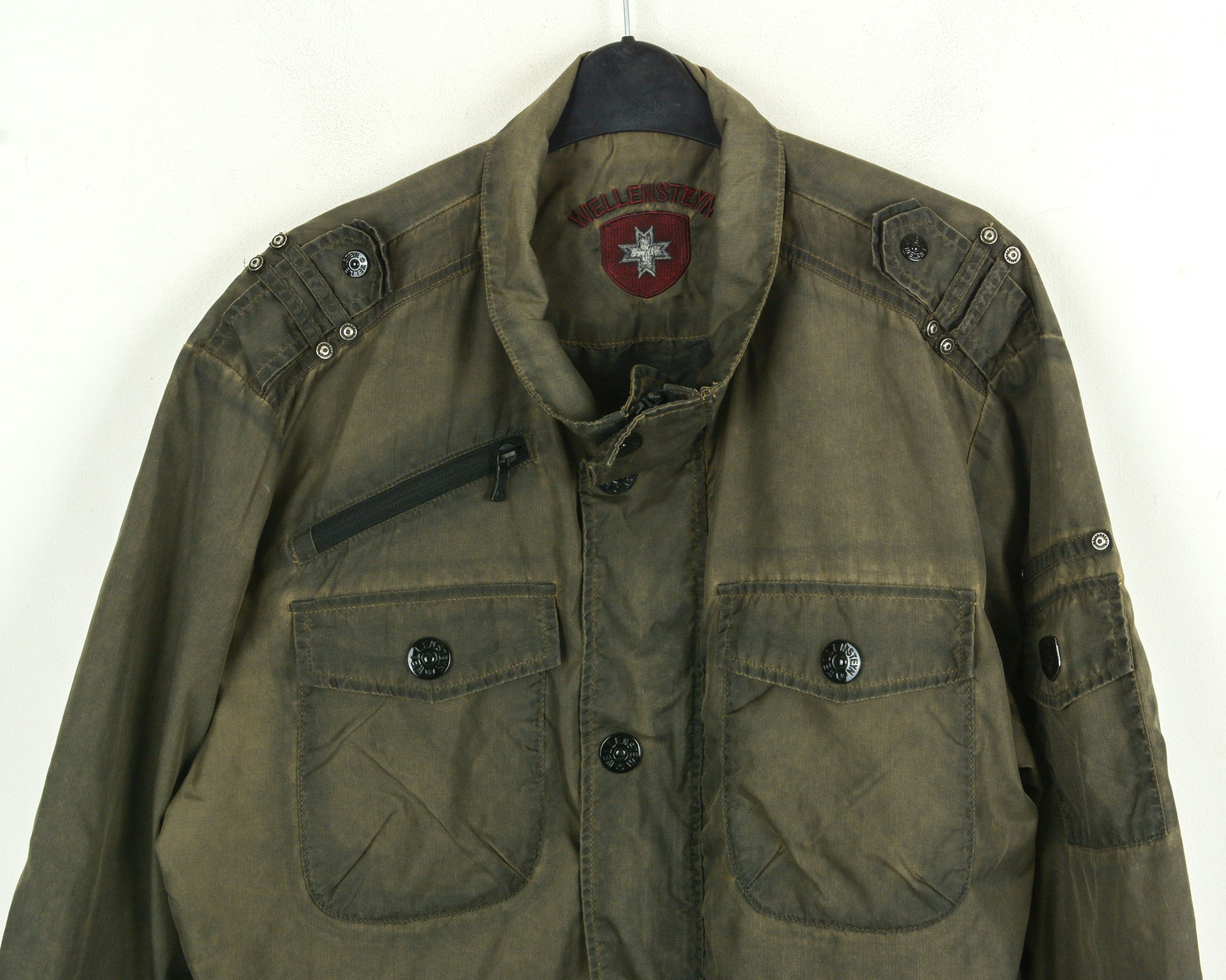 Wellensteyn Retro Men XL Jacket Windproof Coat Field Outerwear Zip Size US XL / EU 56 / 4 - 2 Thumbnail