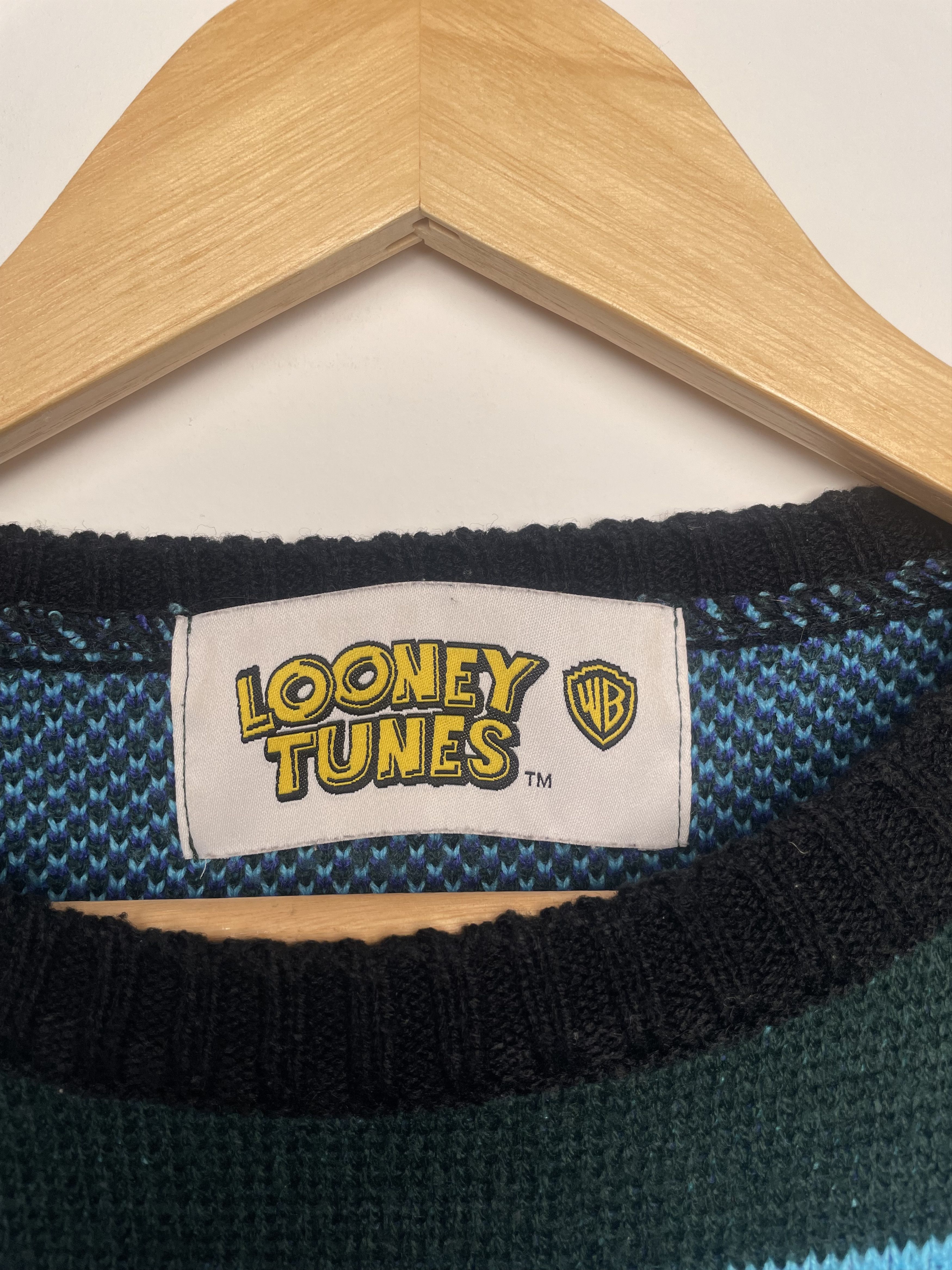Warner Bros Vintage 90s Looney Tunes Bugs Bunny Knit Sweater Size US M / EU 48-50 / 2 - 5 Thumbnail
