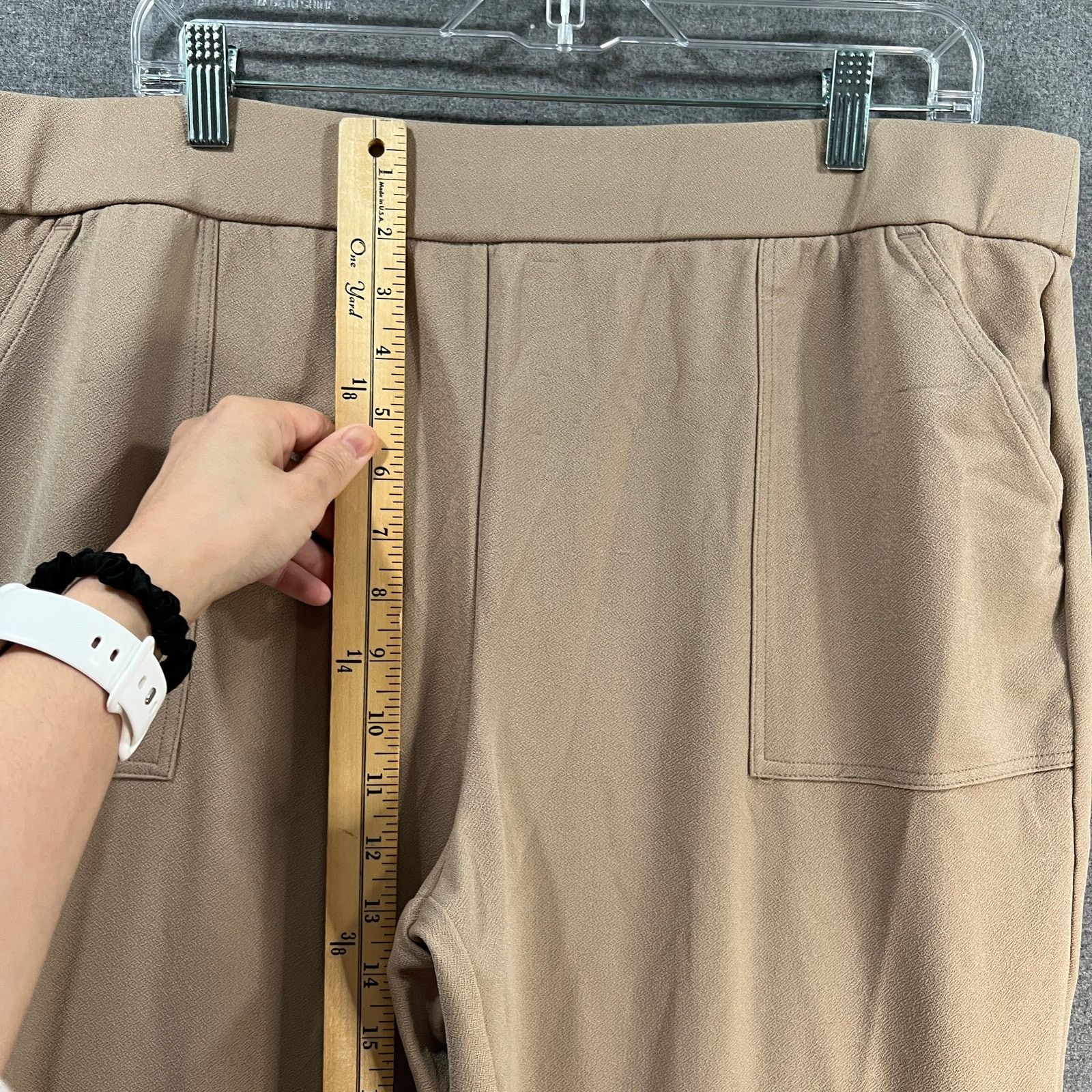 Other Isaac Mizrahi Live! Petite Crepe Knit Straight Leg Pant Size 40" / US 18 - 6 Thumbnail
