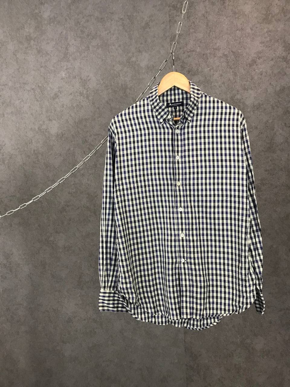 Aquascutum × Vintage Aquascutum casual designer vintage shirt Size US L / EU 52-54 / 3 - 1 Thumbnail