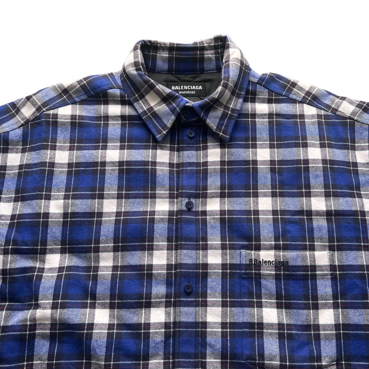 Balenciaga BALENCIAGA 22FW FLANNEL PADDED SHIRTS JACKET Size US M / EU 48-50 / 2 - 2 Thumbnail
