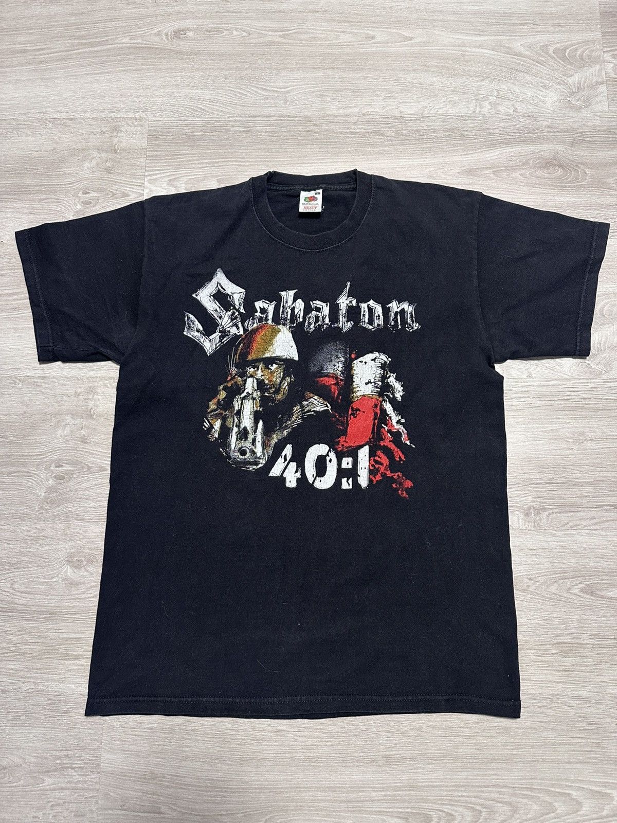 Band Tees Vintage Rock T-shirt Sabaton 40:1 big logo size L Size US L / EU 52-54 / 3 - 1 Thumbnail