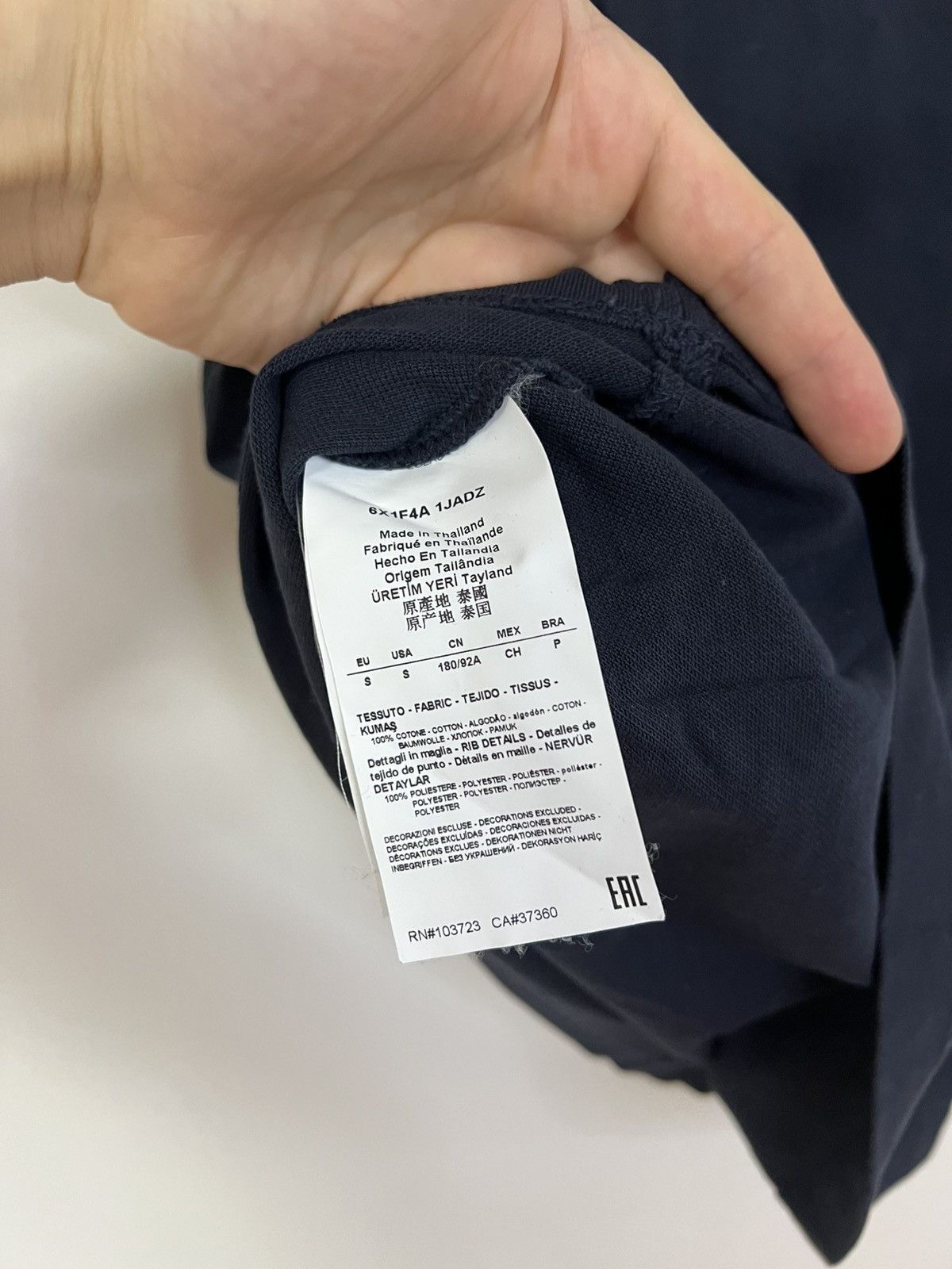 Emporio Armani Emporio Armani polo shirt blue s Size US S / EU 44-46 / 1 - 3 Thumbnail