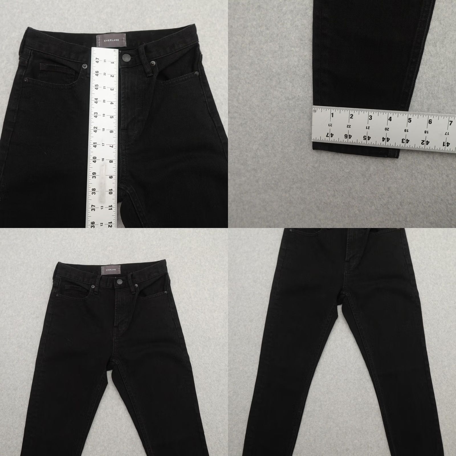 Everlane Everlane Jeans Womens 25 (25X26) High Rise in Black Size 42" / US 20 - 8 Thumbnail