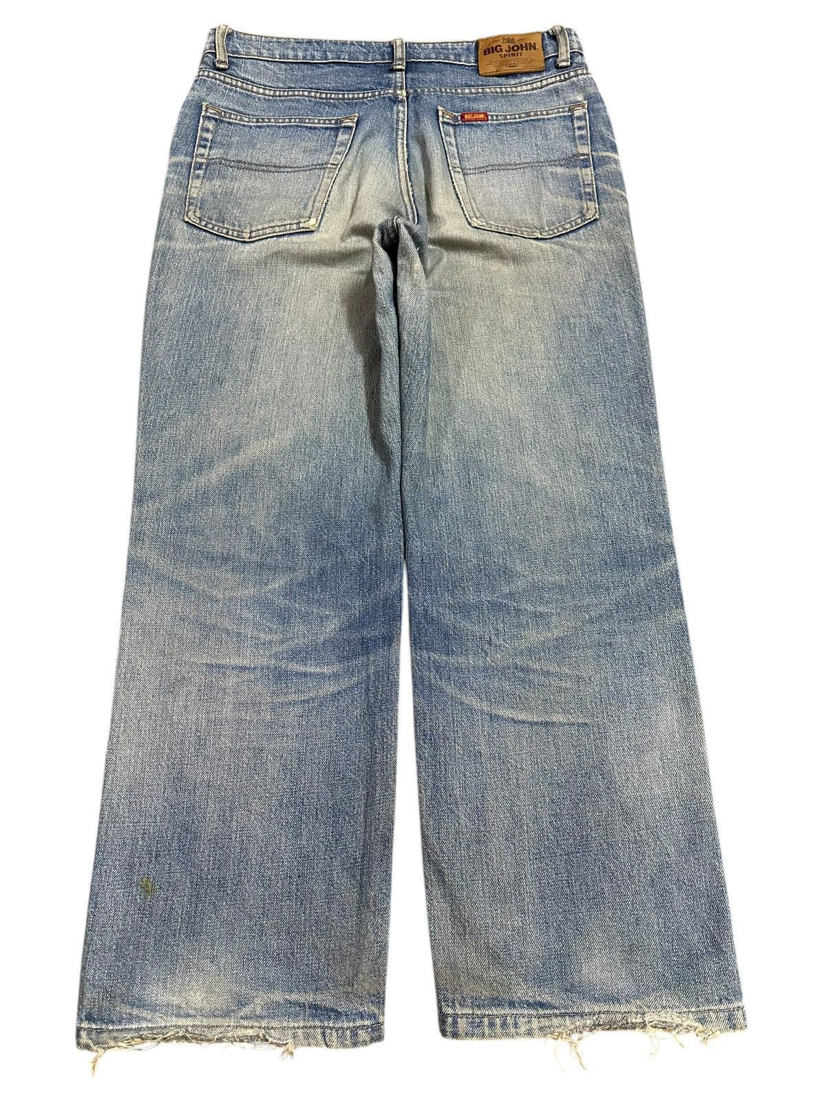 Big John Vintage Big John Mud Wash Distressed Baggy Jeans Size US 32 / EU 48 - 2 Thumbnail