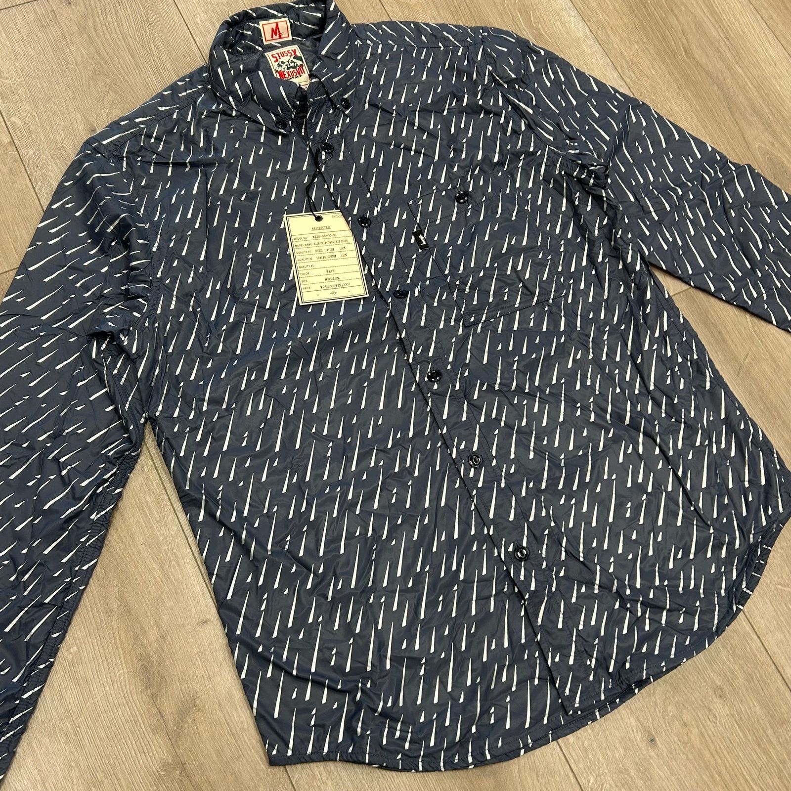 Stussy Rare FW13 Stussy x Nexus VII NX-7 Rainy Dayz Packable Shirt Size US M / EU 48-50 / 2 - 2 Thumbnail