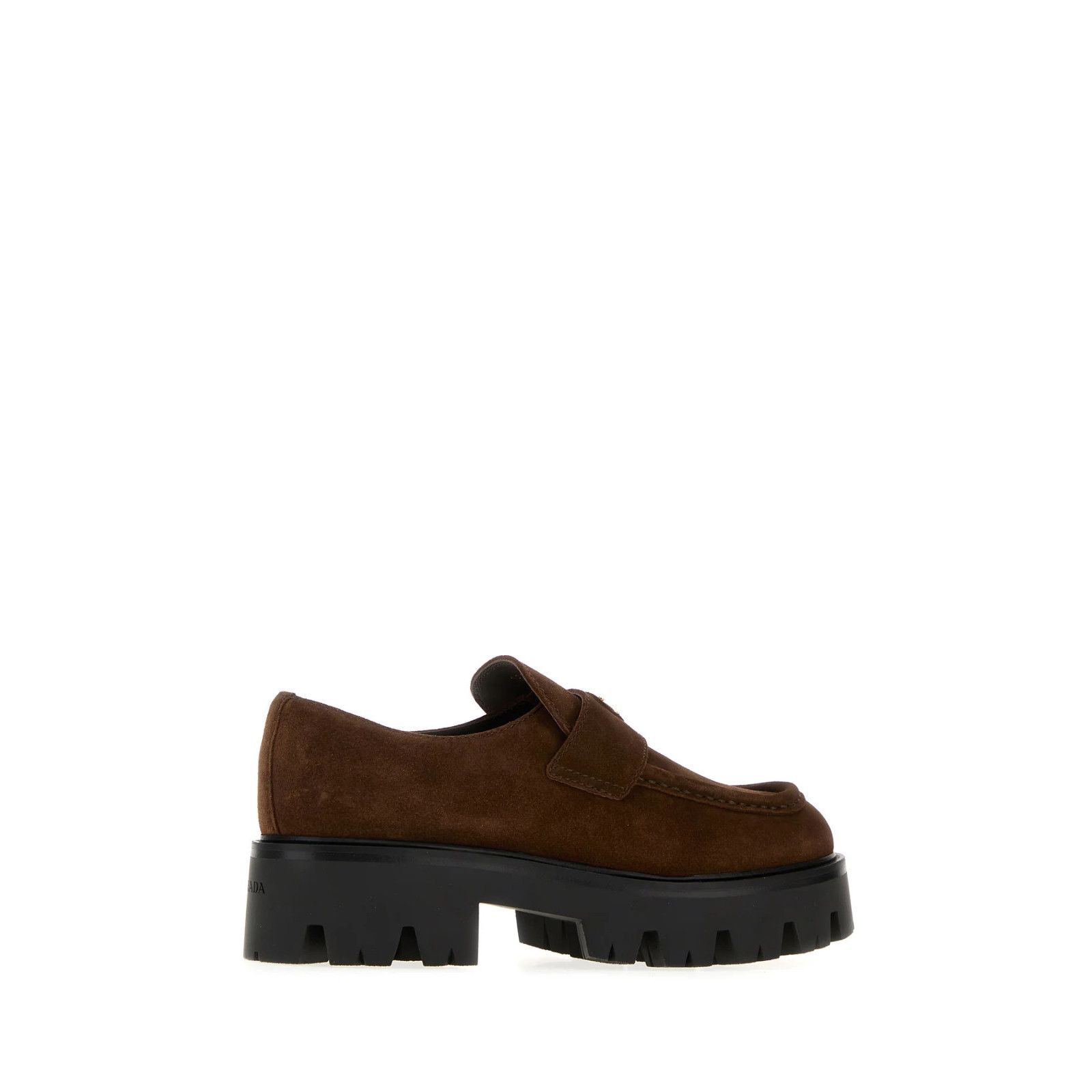 Prada PRADA Double Chocolate Brown Suede Loafers New & Authentic ( Size US 9 / IT 39 - 3 Thumbnail