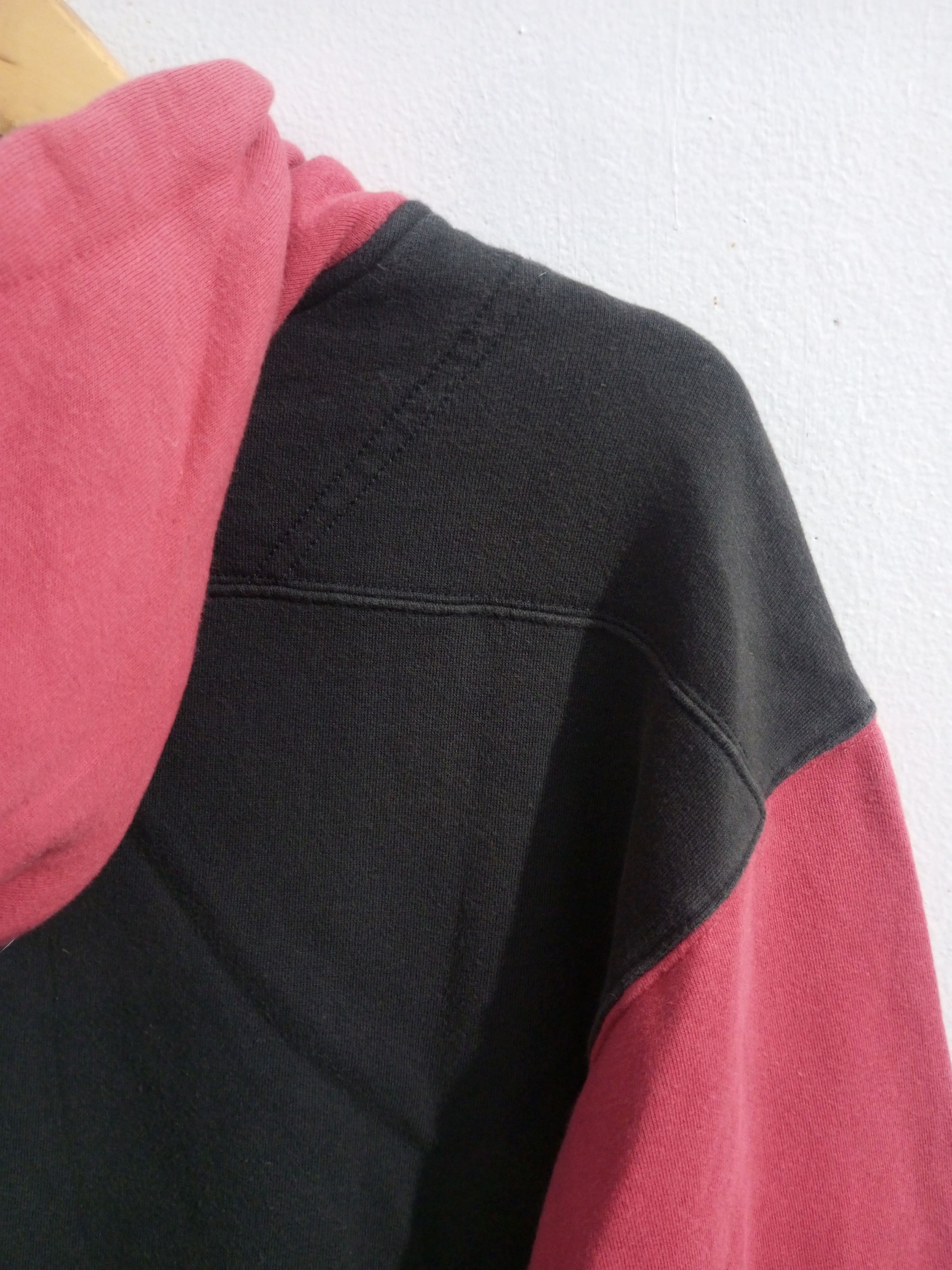 Nike × Vintage Vintage nike big Swoosh sun fadded hoodie Size US M / EU 48-50 / 2 - 10 Thumbnail
