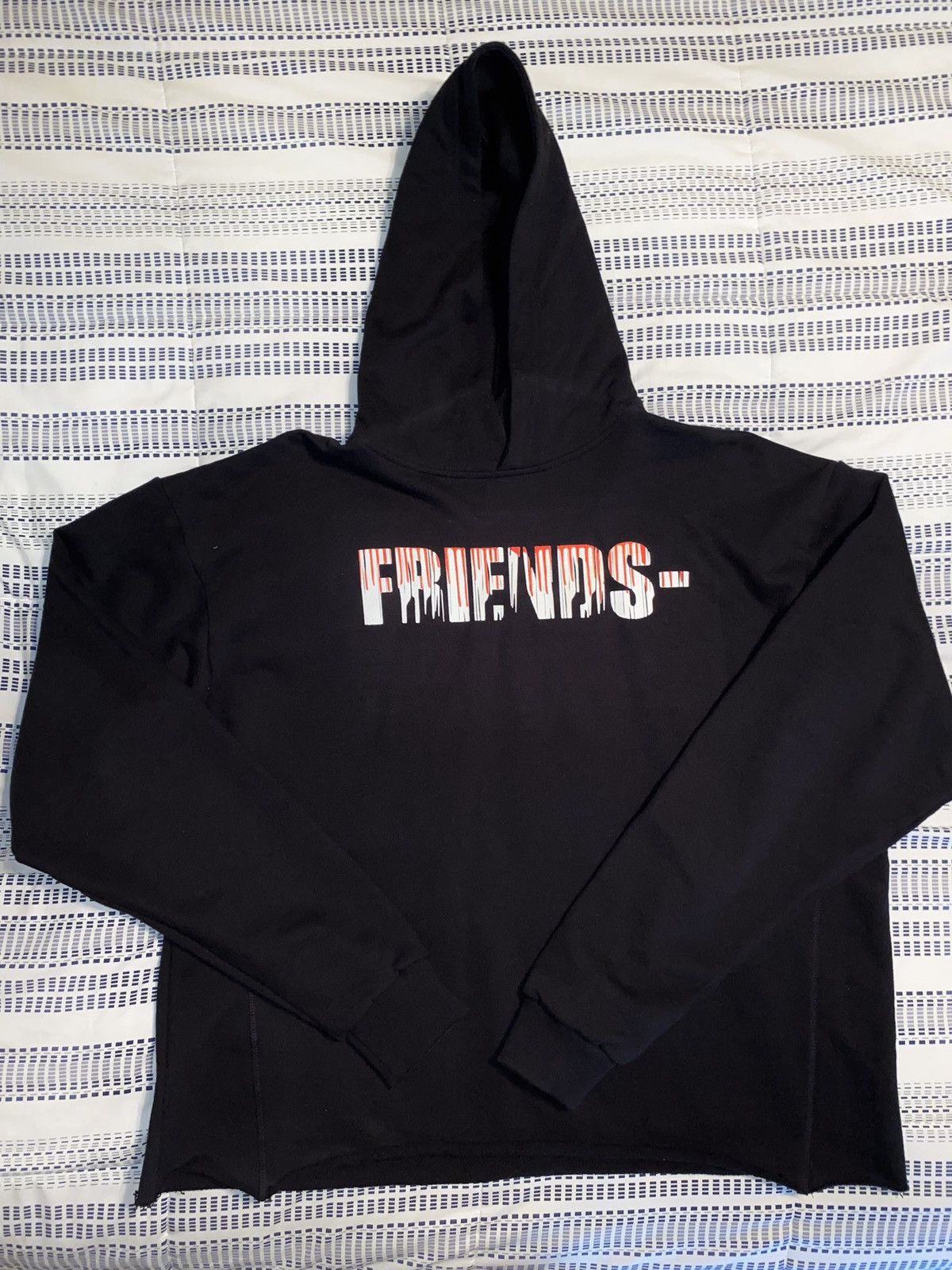 Image of Vlone Scissors Hoodie in Black, Men's (Size 2XL)