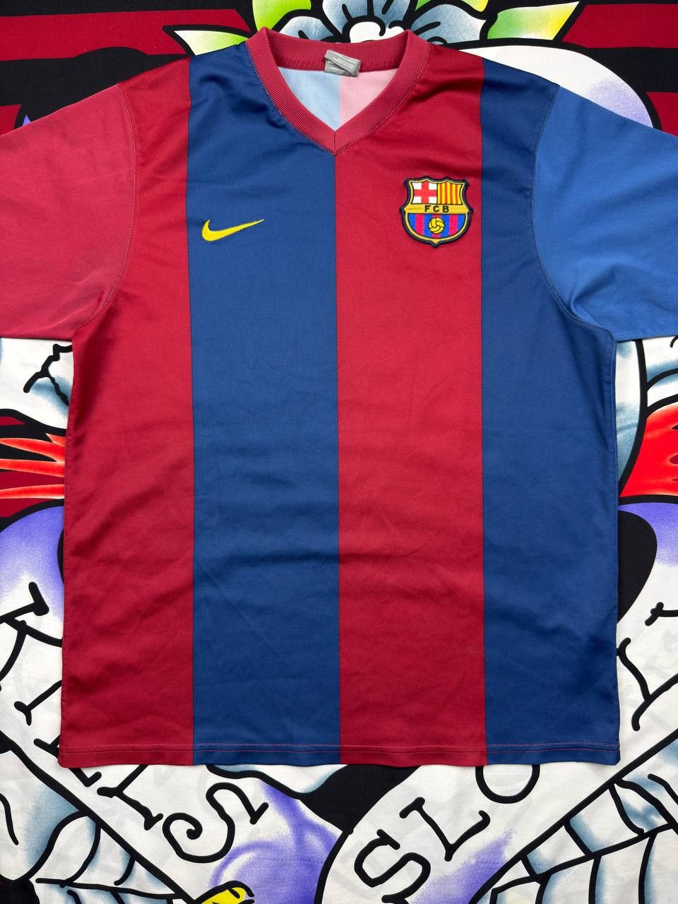 Nike Nike Barcelona 2009 home football shirt mens jersey size L Size US L / EU 52-54 / 3 - 1 Thumbnail