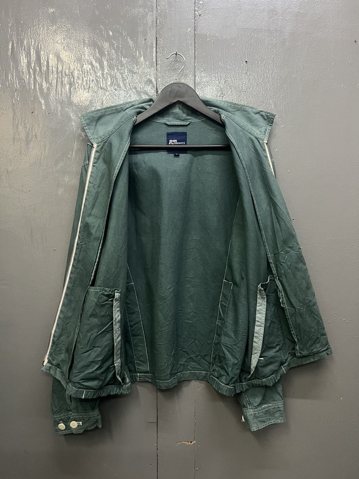 PERSON'S Vintage Persons Cotton Zipper Jacket Size US L / EU 52-54 / 3 - 4 Thumbnail