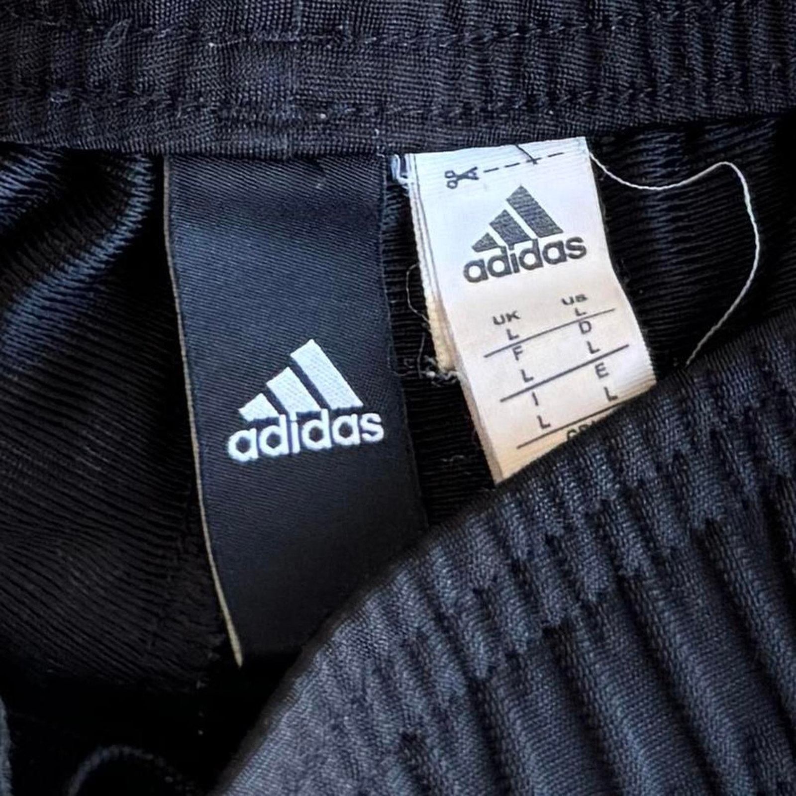 Adidas Adidas Black & White Embroidered Essential Sweatpants Size US 33 - 4 Thumbnail