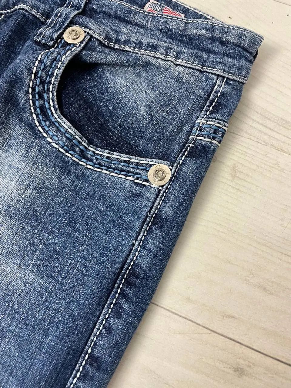 True Religion Vintage True Religion Ricky Super T Denim Jeans Japan Size US 36 / EU 52 - 6 Thumbnail