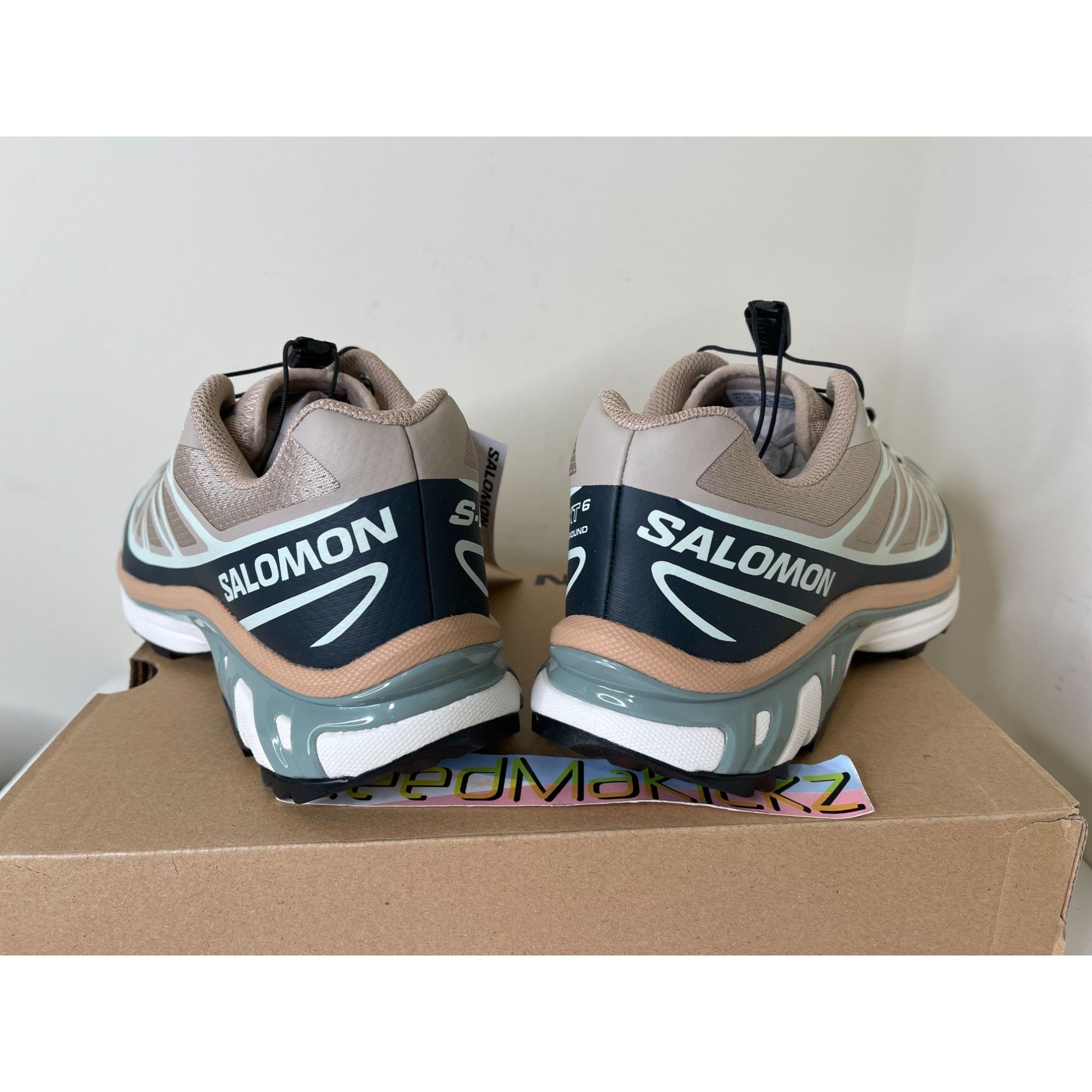 Salomon Salomon XT-6 Oxford Tan Carbon Aqua Mens 11.5us Size US 11.5 / EU 44-45 - 6 Thumbnail