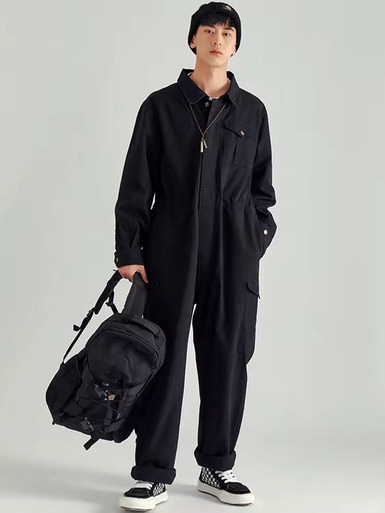 Japanese Brand × Vintage cargo overalls Size 40L - 1 Thumbnail