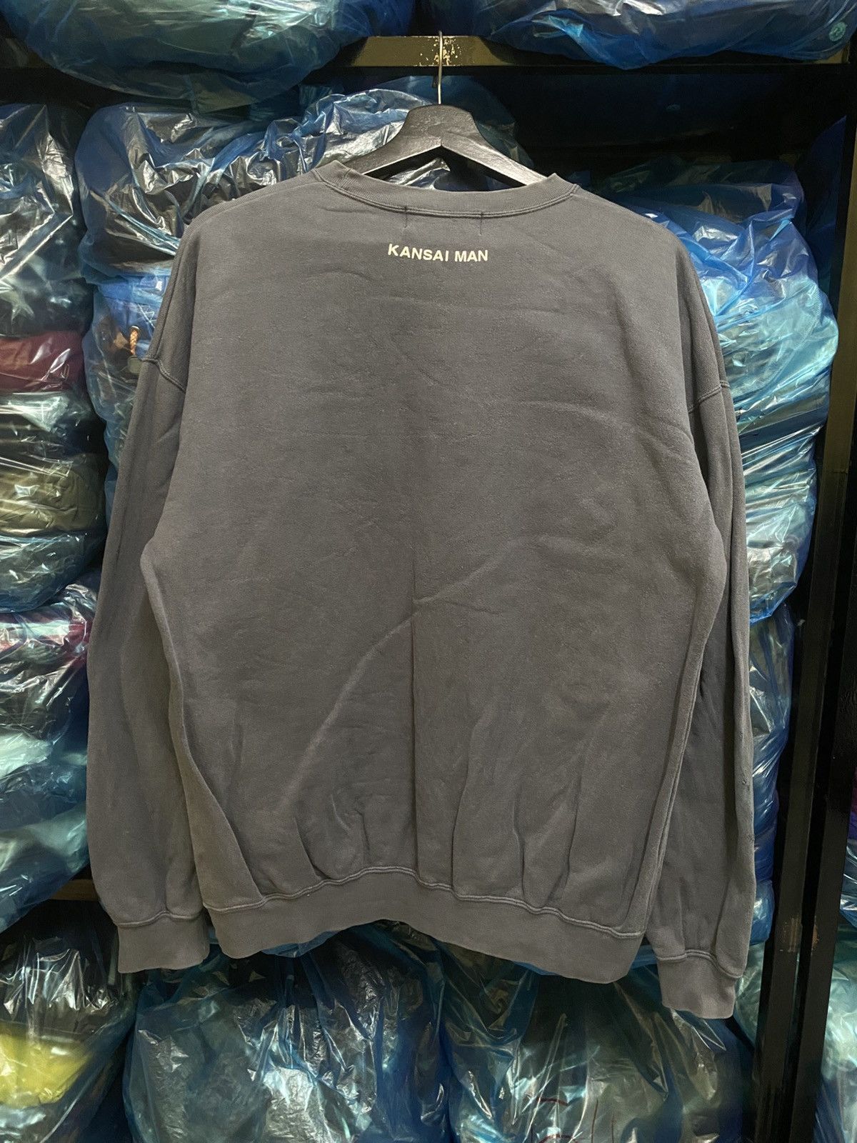 Kansai Yamamoto Vintage Kansai Man Logo Sweatshirt Embroidered Kan$aiman Size US L / EU 52-54 / 3 - 8 Thumbnail