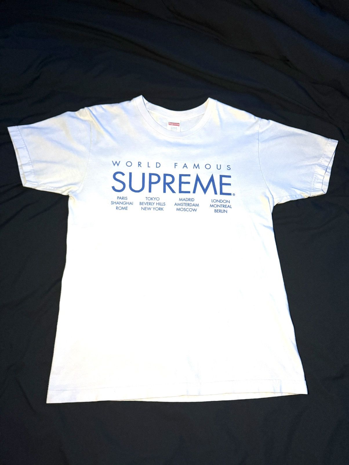 Supreme Supreme World Famous Tee Size US M / EU 48-50 / 2 - 1 Thumbnail