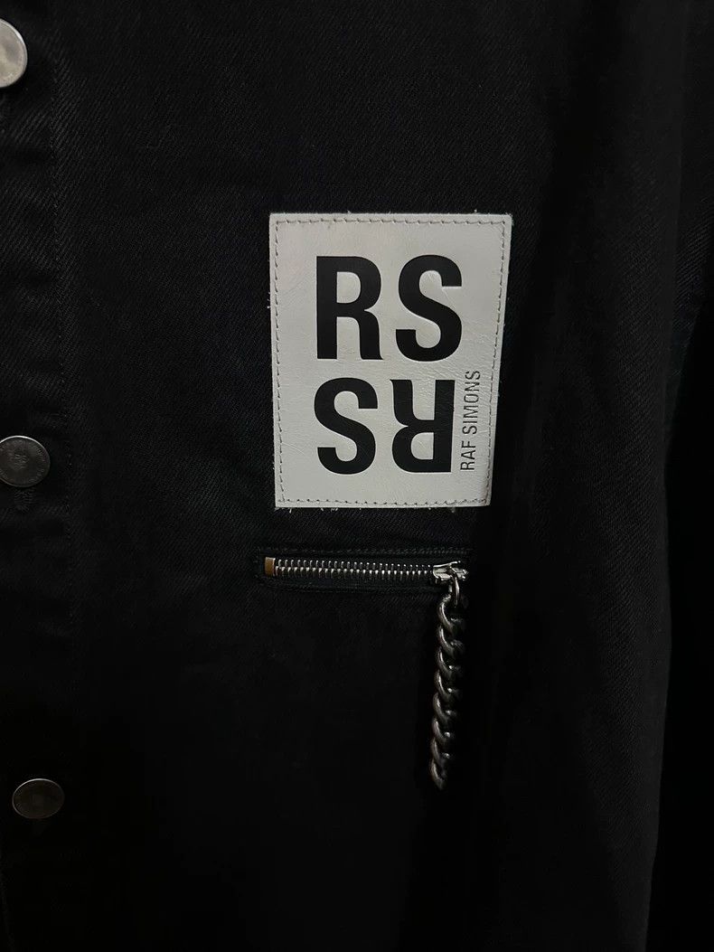 Other Raf Simons 20AW Chain Washed Black Silhouette Shirt Jacket Size US M / EU 48-50 / 2 - 4 Thumbnail